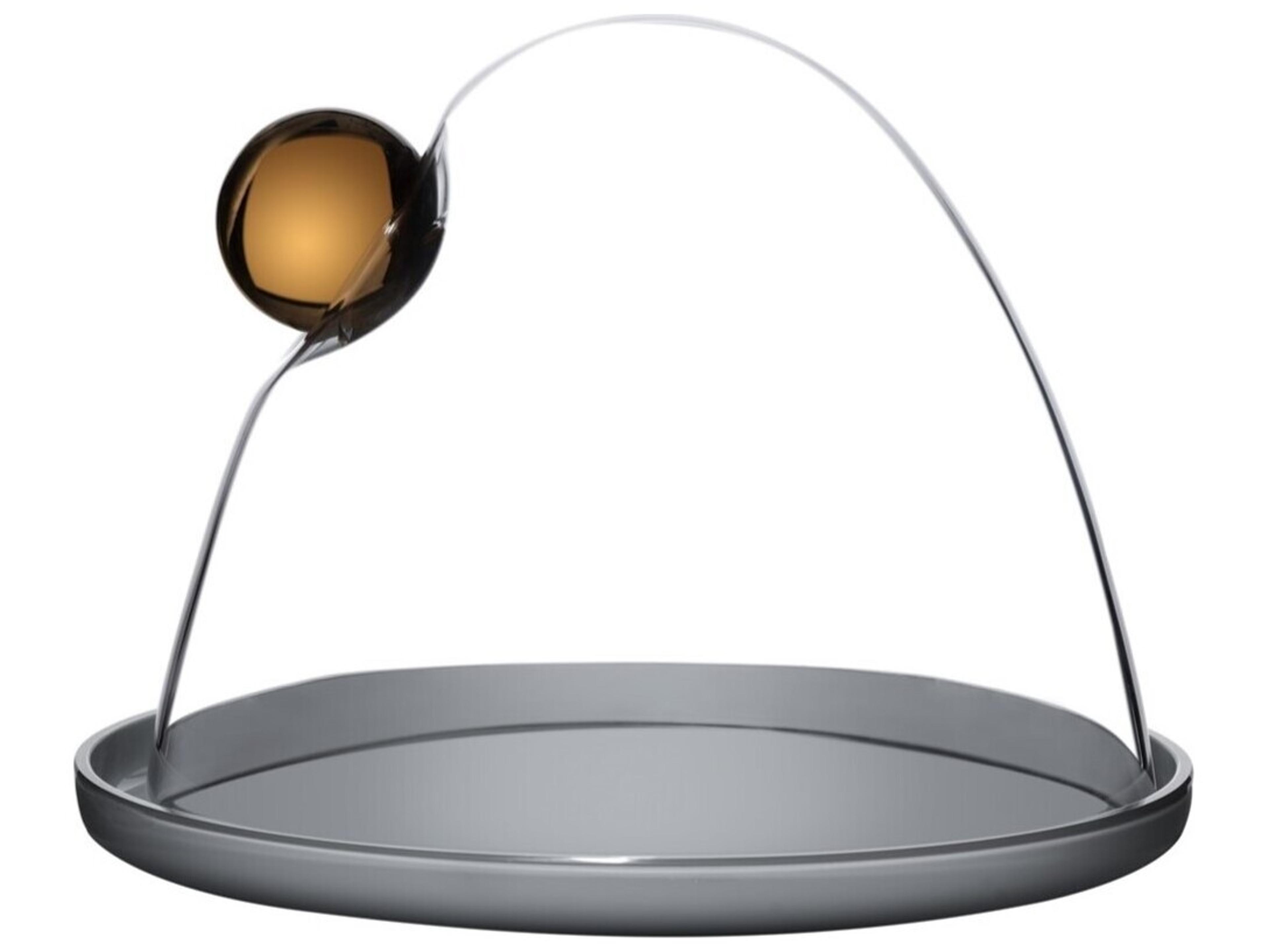 Juno Opal Grey Clear Cake Dome