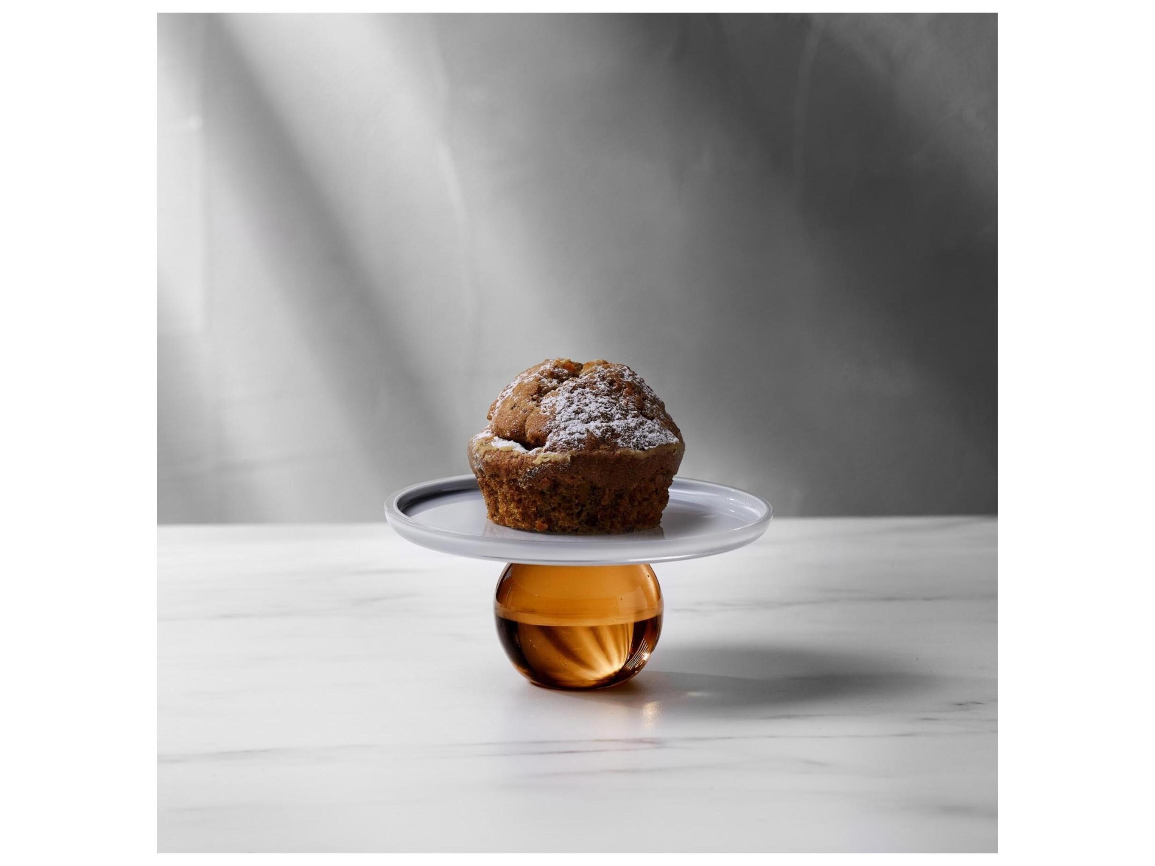 NUDE Juno Opal Grey Appricot Serving Plate