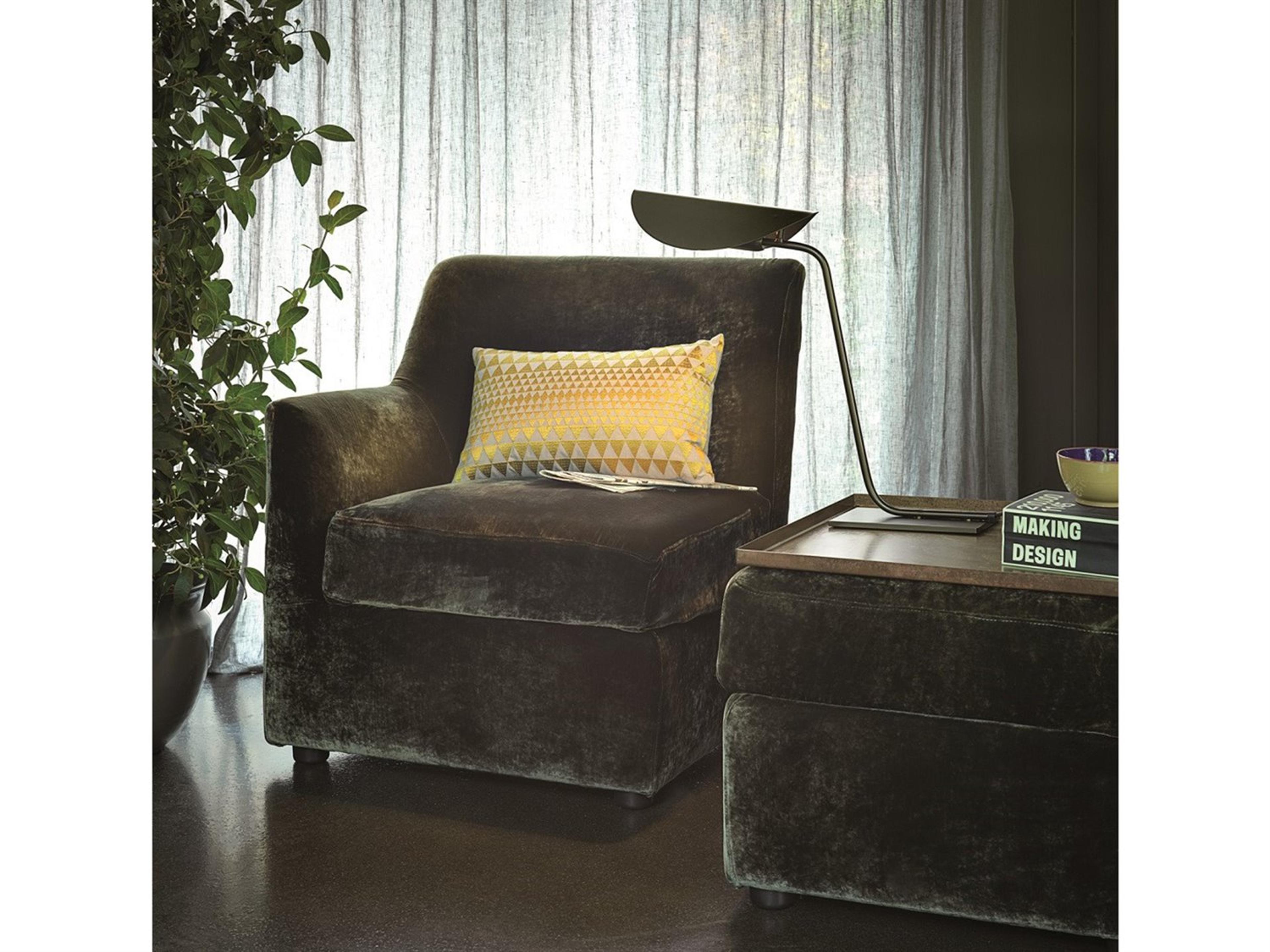 Oluce Plume Anodic Bronze Desk Lamp