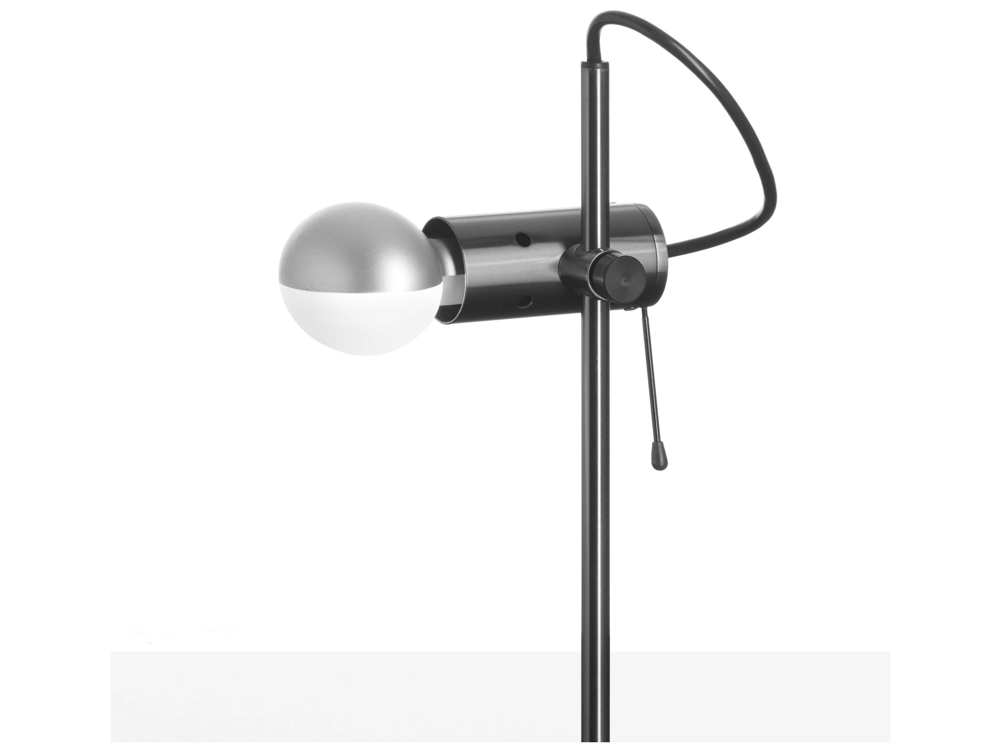 Oluce Agnoli Satin Nickel Desk Lamp