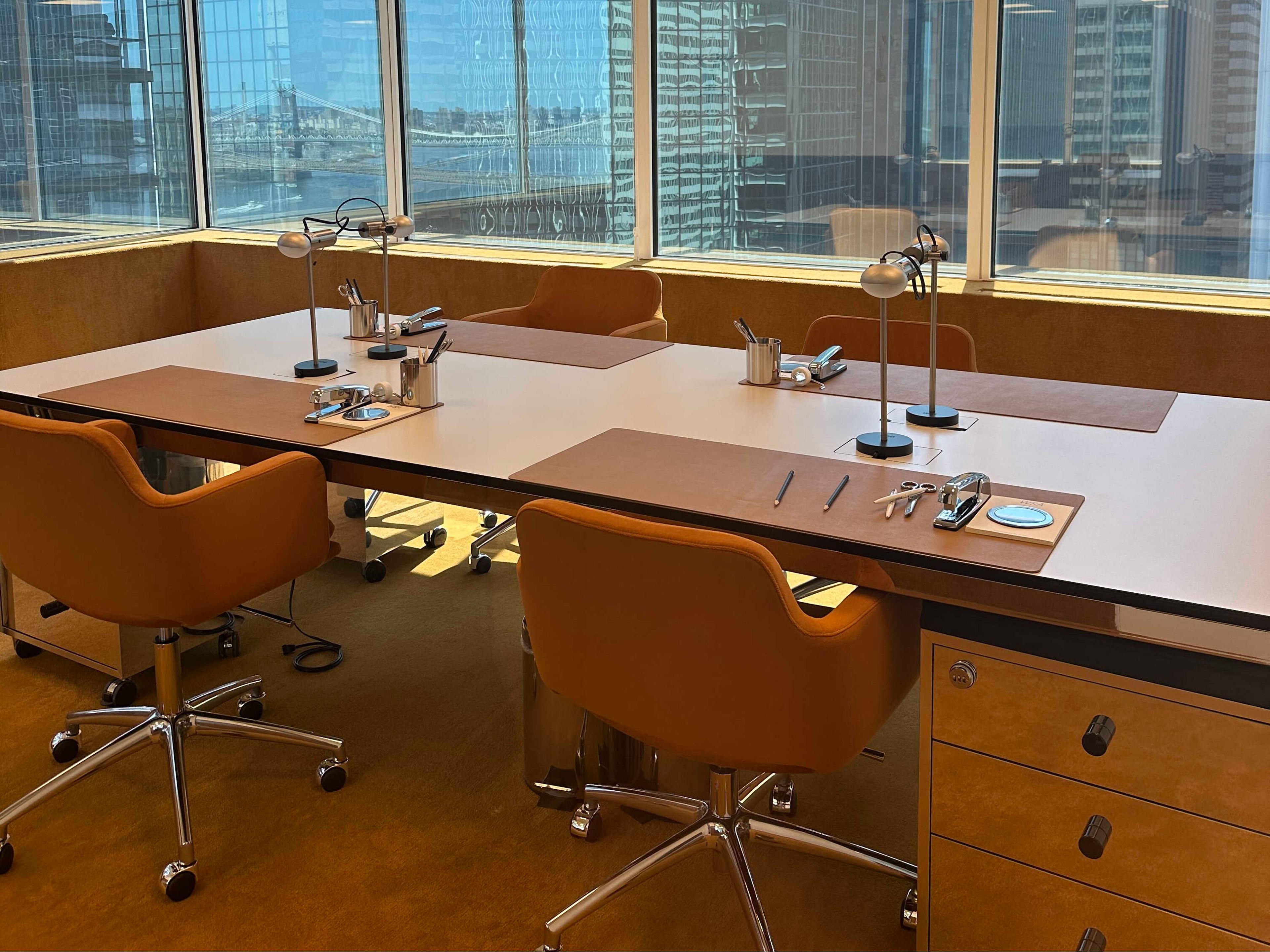 Oluce Agnoli Satin Black Nickel Desk Lamp