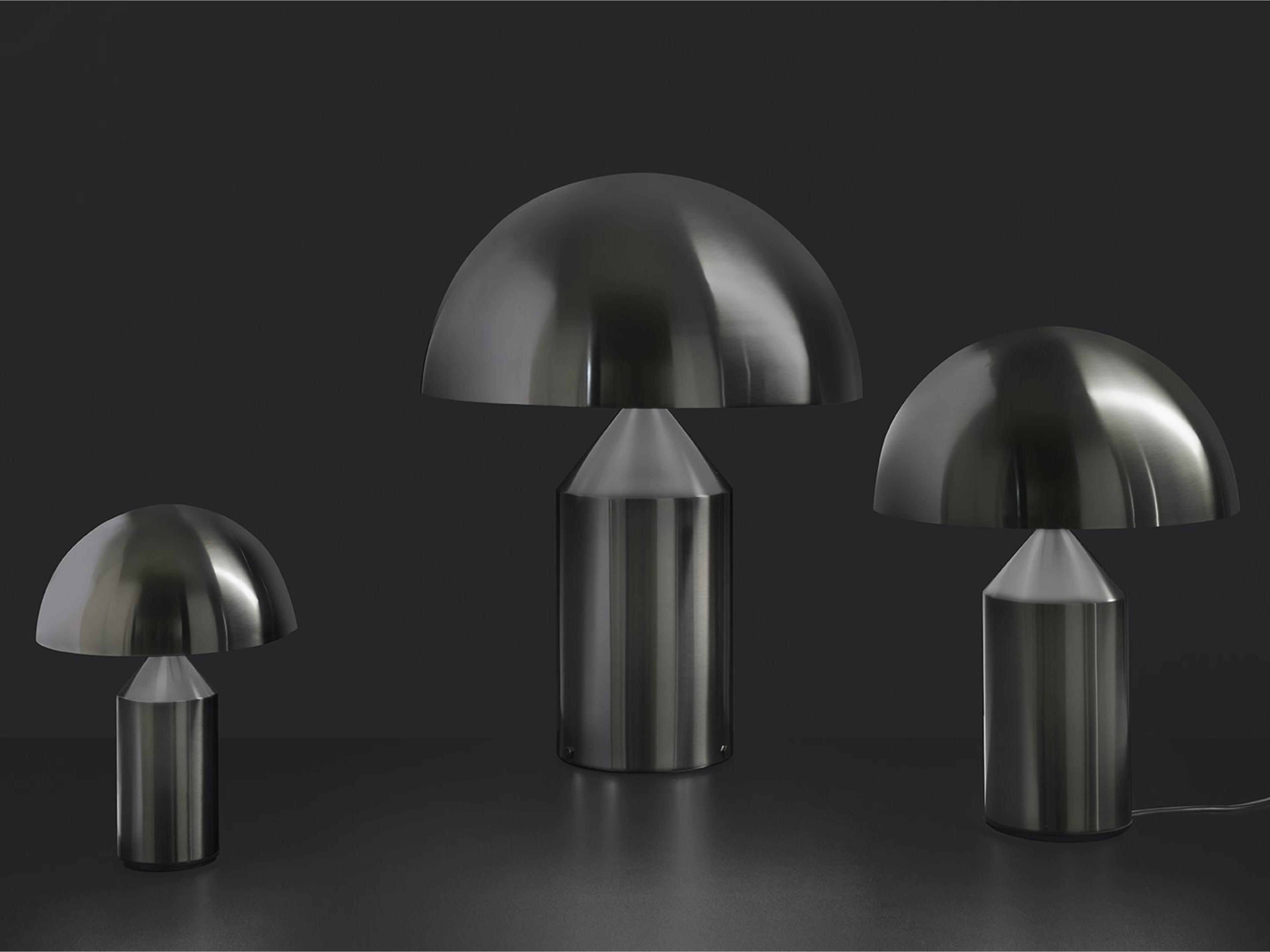 Oluce Atollo Black Nickel Table Lamp