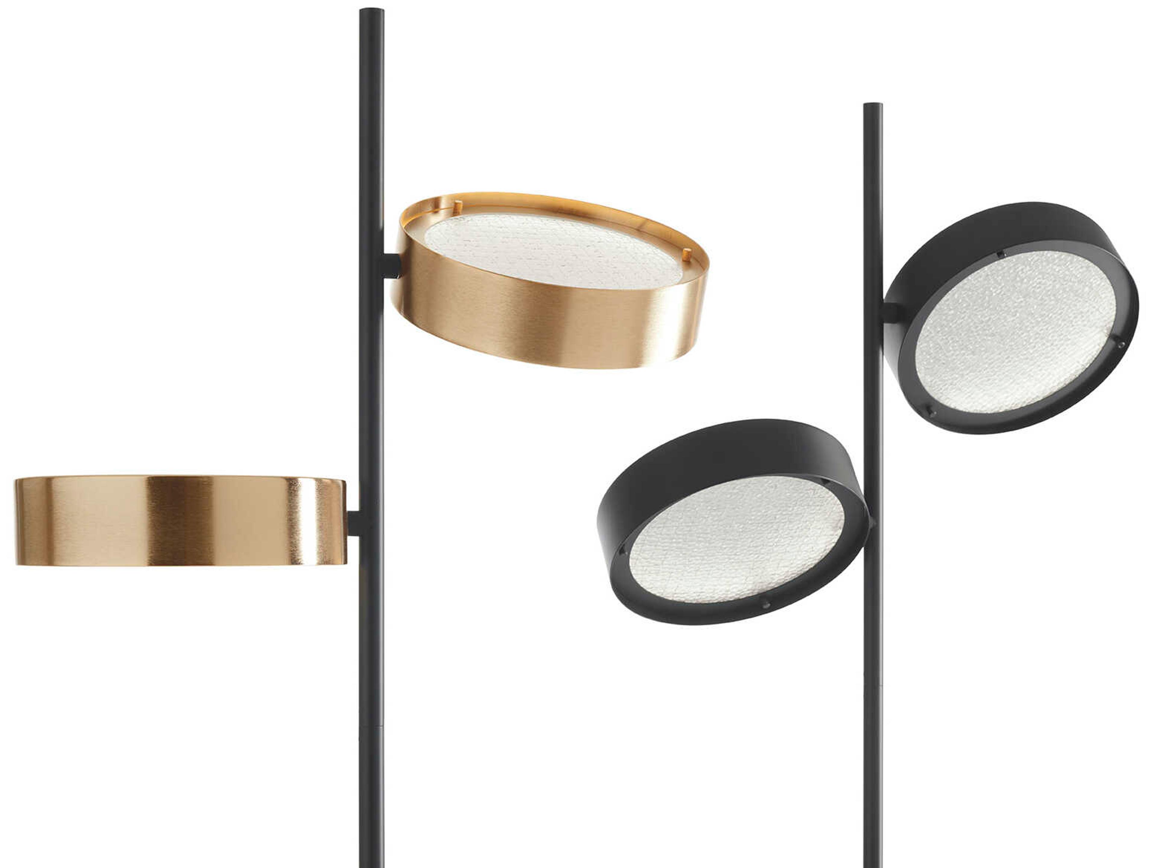 Oluce Berlin Matt Black Floor Lamp