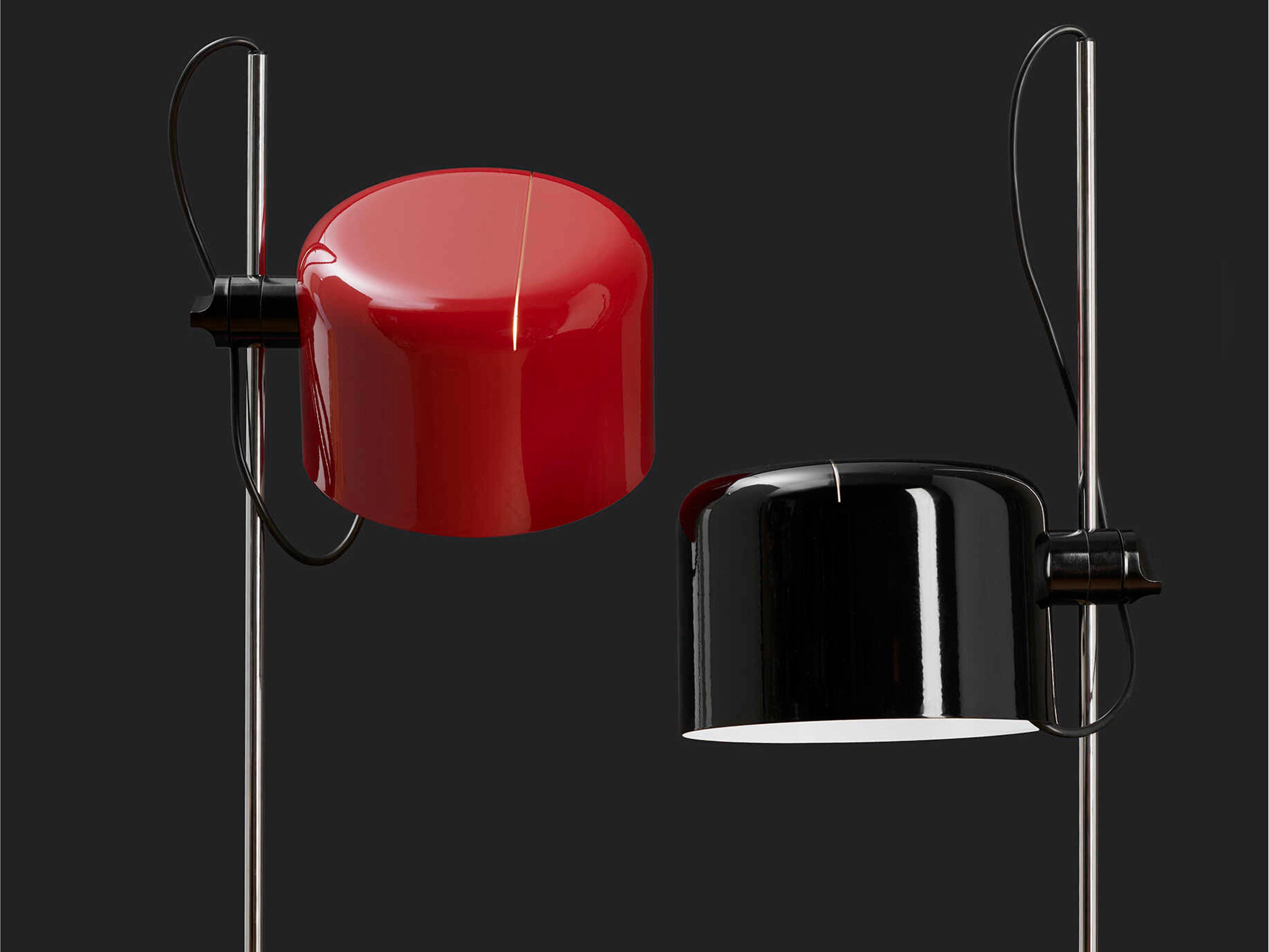 Oluce Coupe Red Floor Lamp