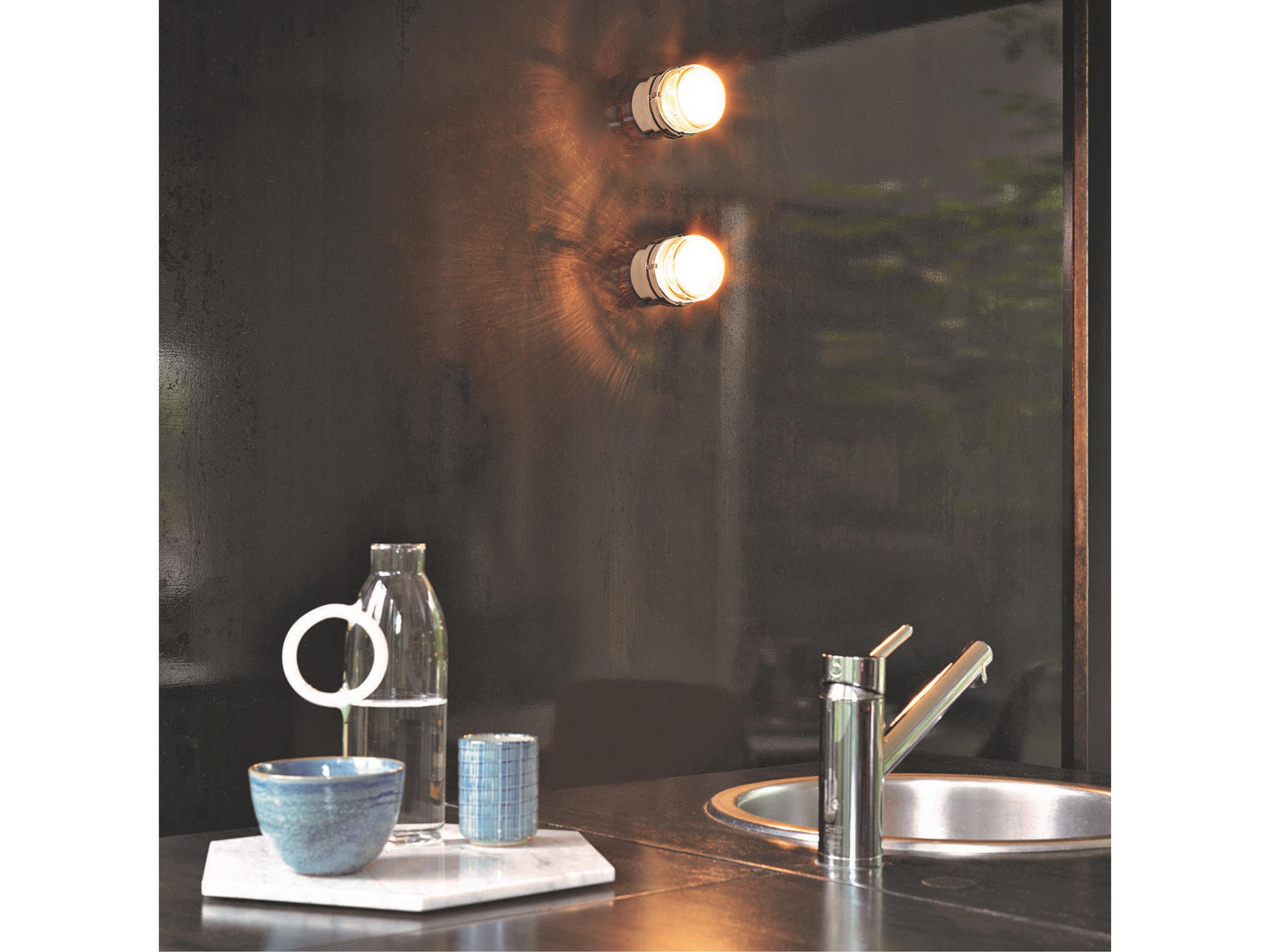 Oluce Fresnel 1 - Light Incandescent Outdoor Wall Light