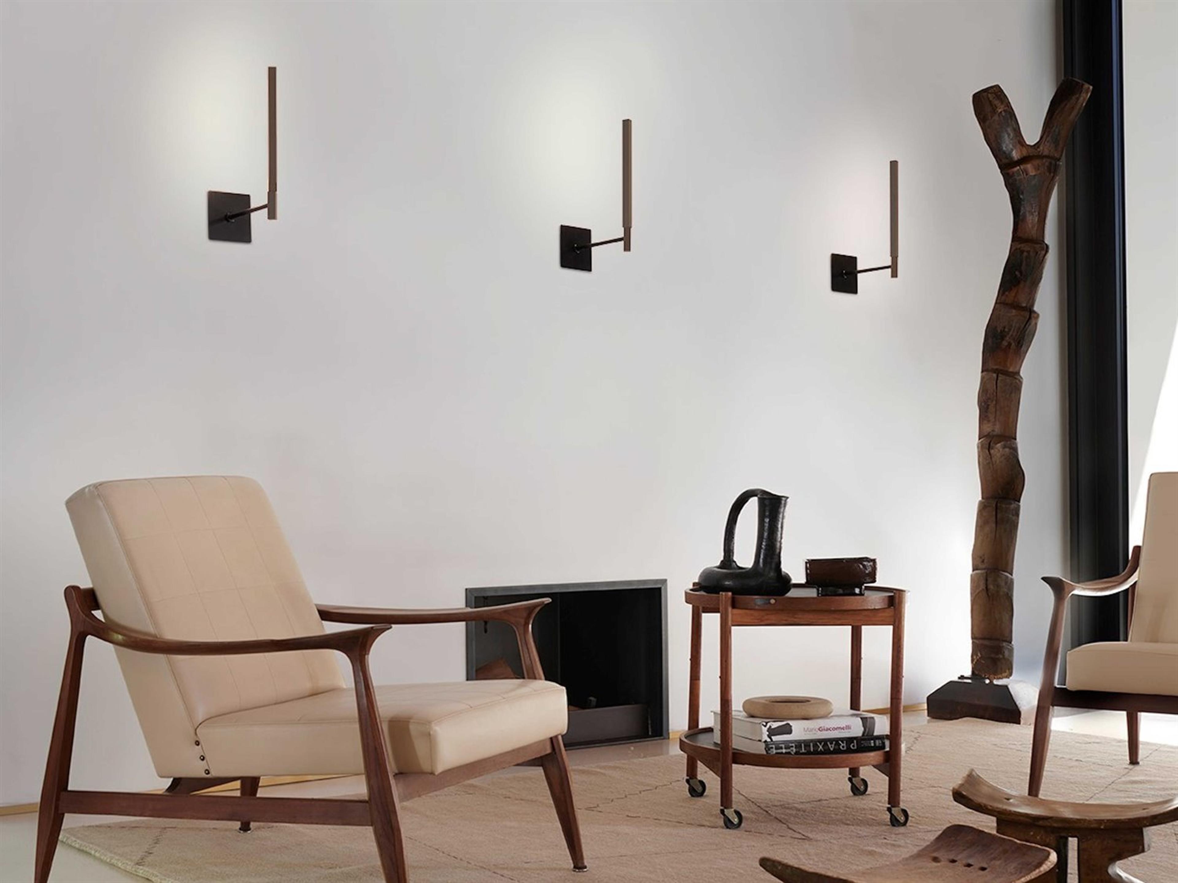 Oluce Ilo 1-Light Chrome LED Wall Sconce