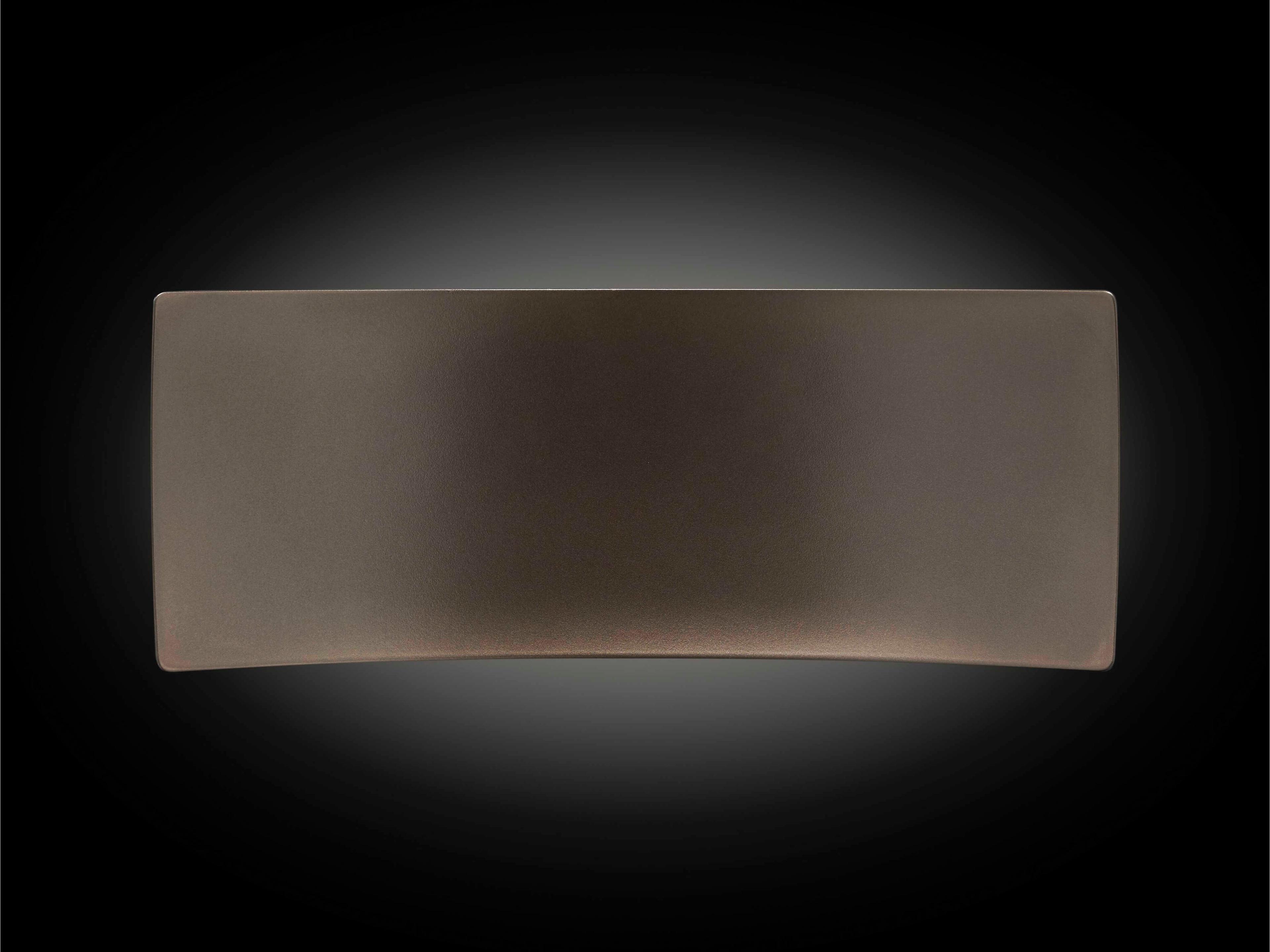 Oluce Lens 1-Light Anodic Bronze Wall Sconce