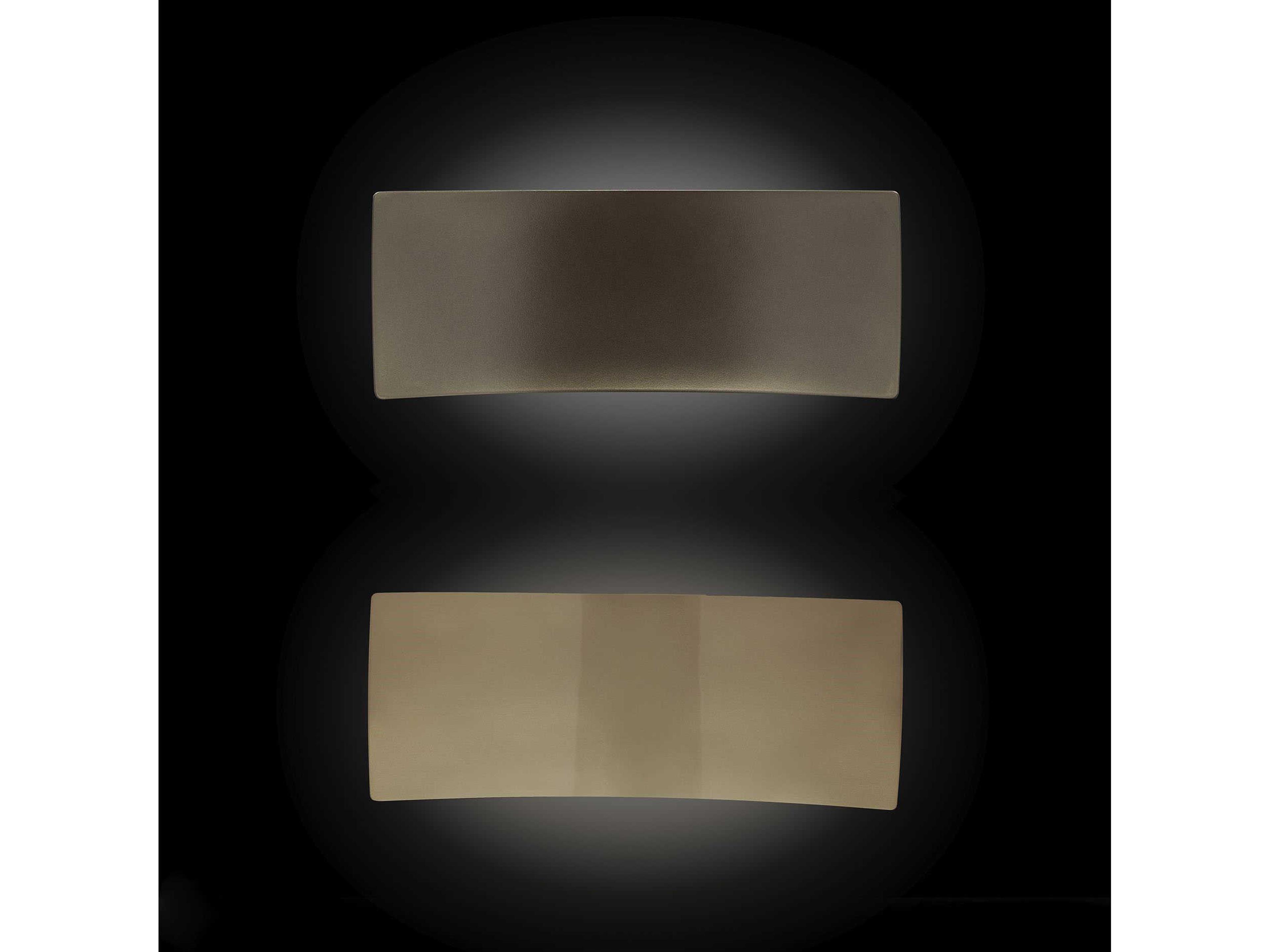 Oluce Lens 1-Light Anodic Bronze Wall Sconce