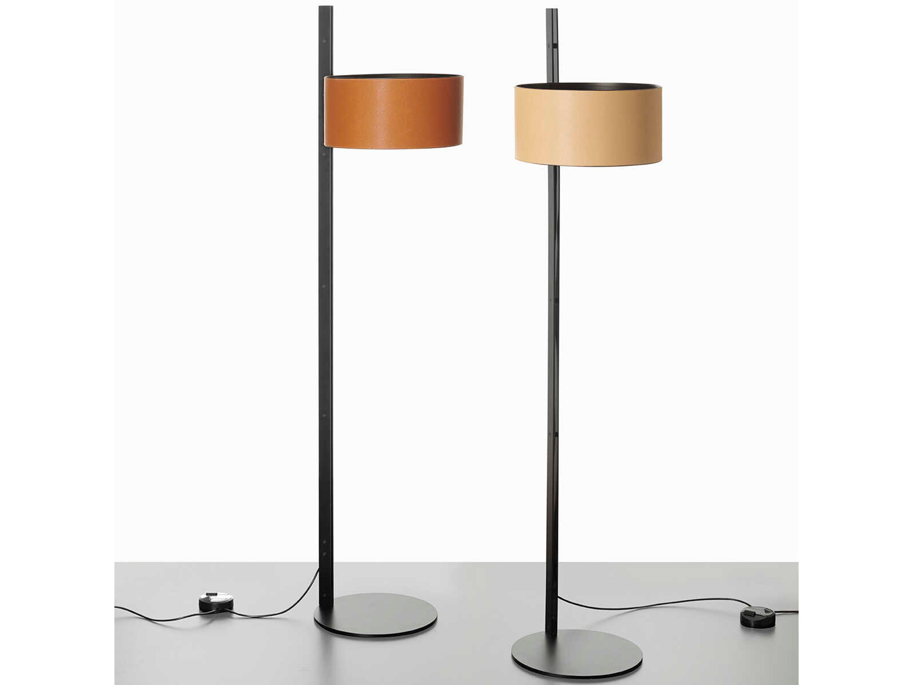 Oluce Parallel Brown Floor Lamp