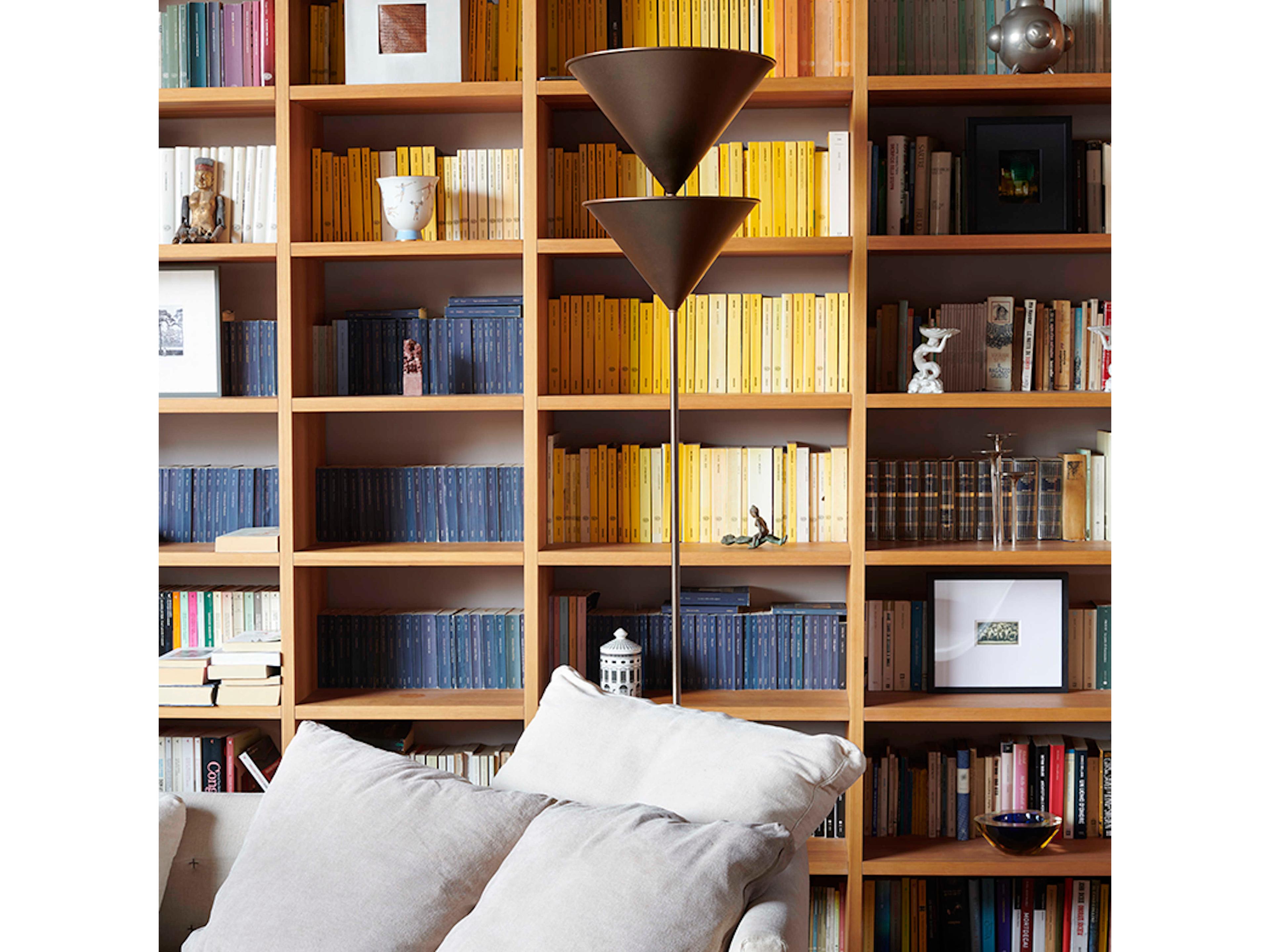 Oluce Pascal Anodic Bronze LED Floor Lamp