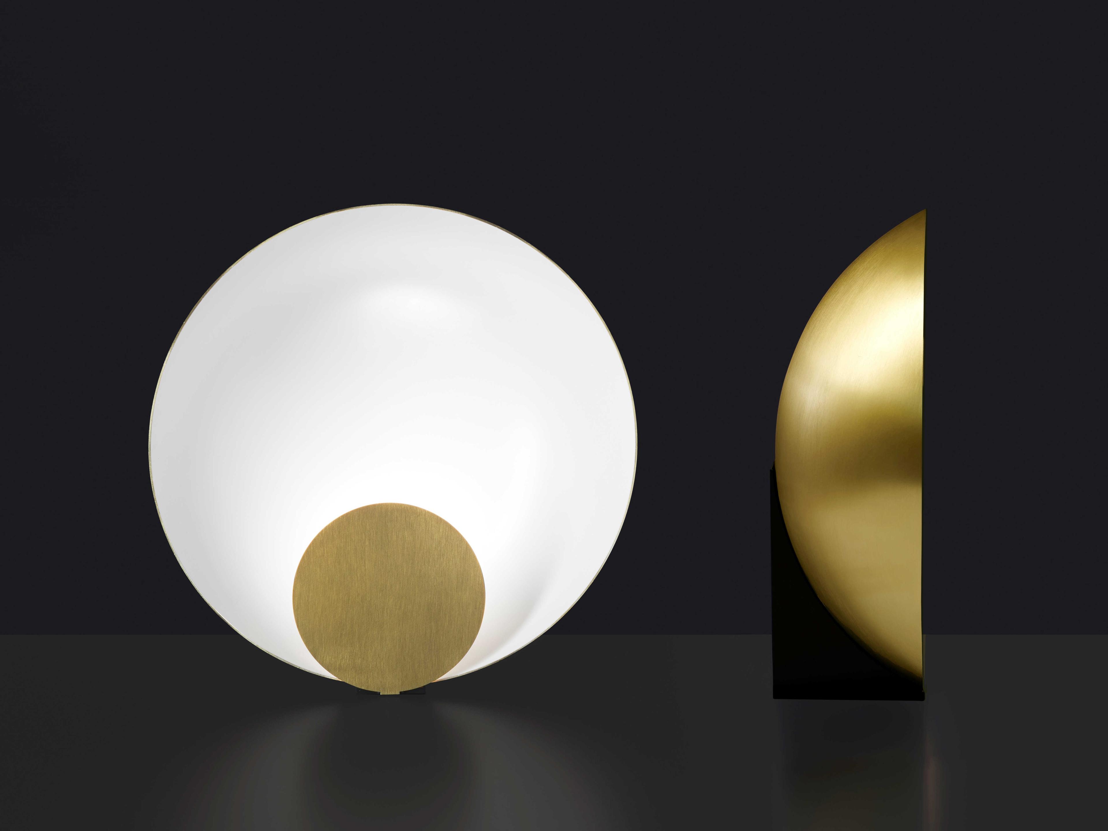 Oluce Siro Gold LED Table Lamp