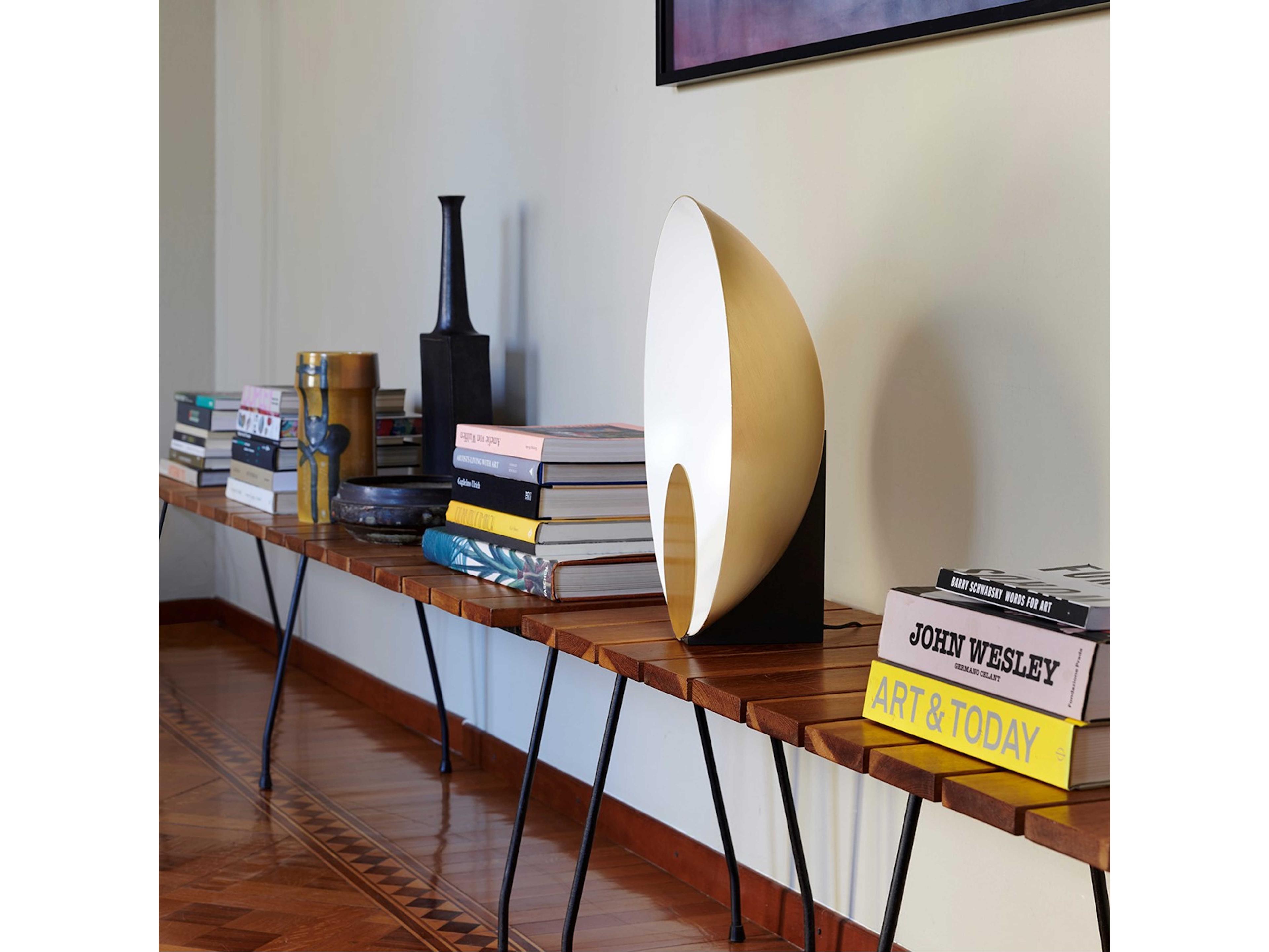 Oluce Siro Gold LED Table Lamp