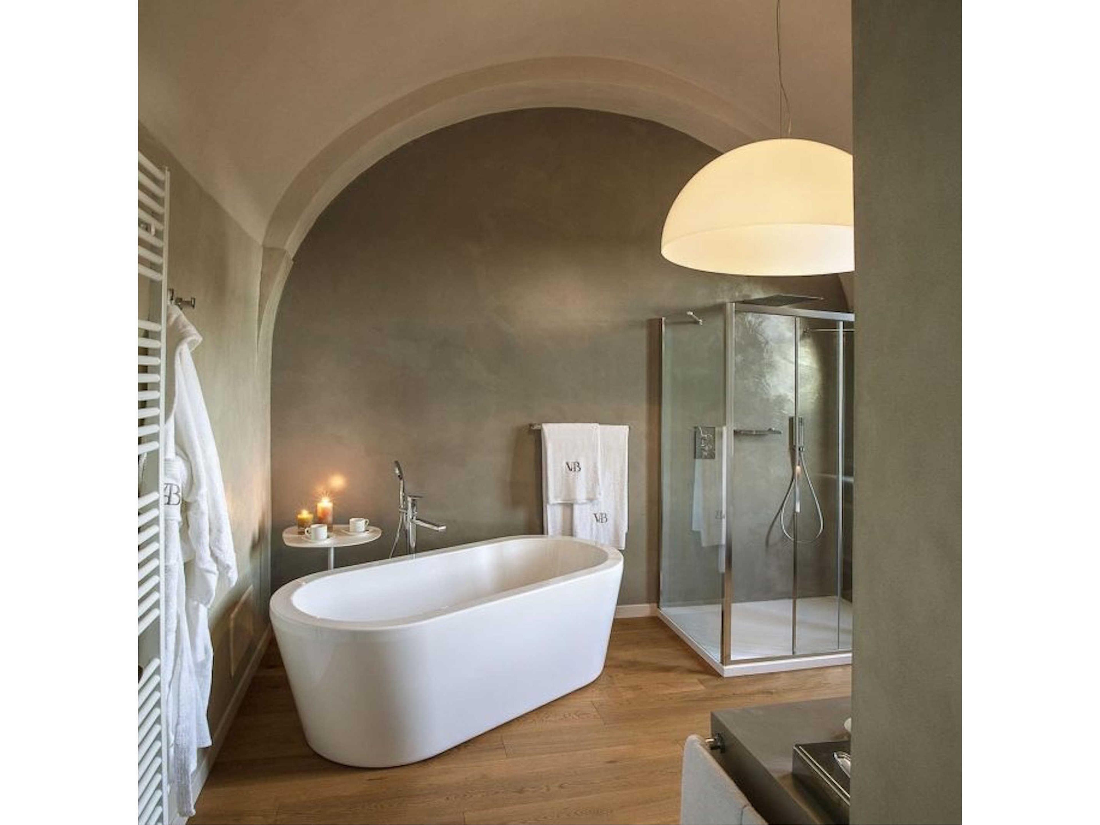 Oluce Sonora 1-Light Opaline White Dome Pendant