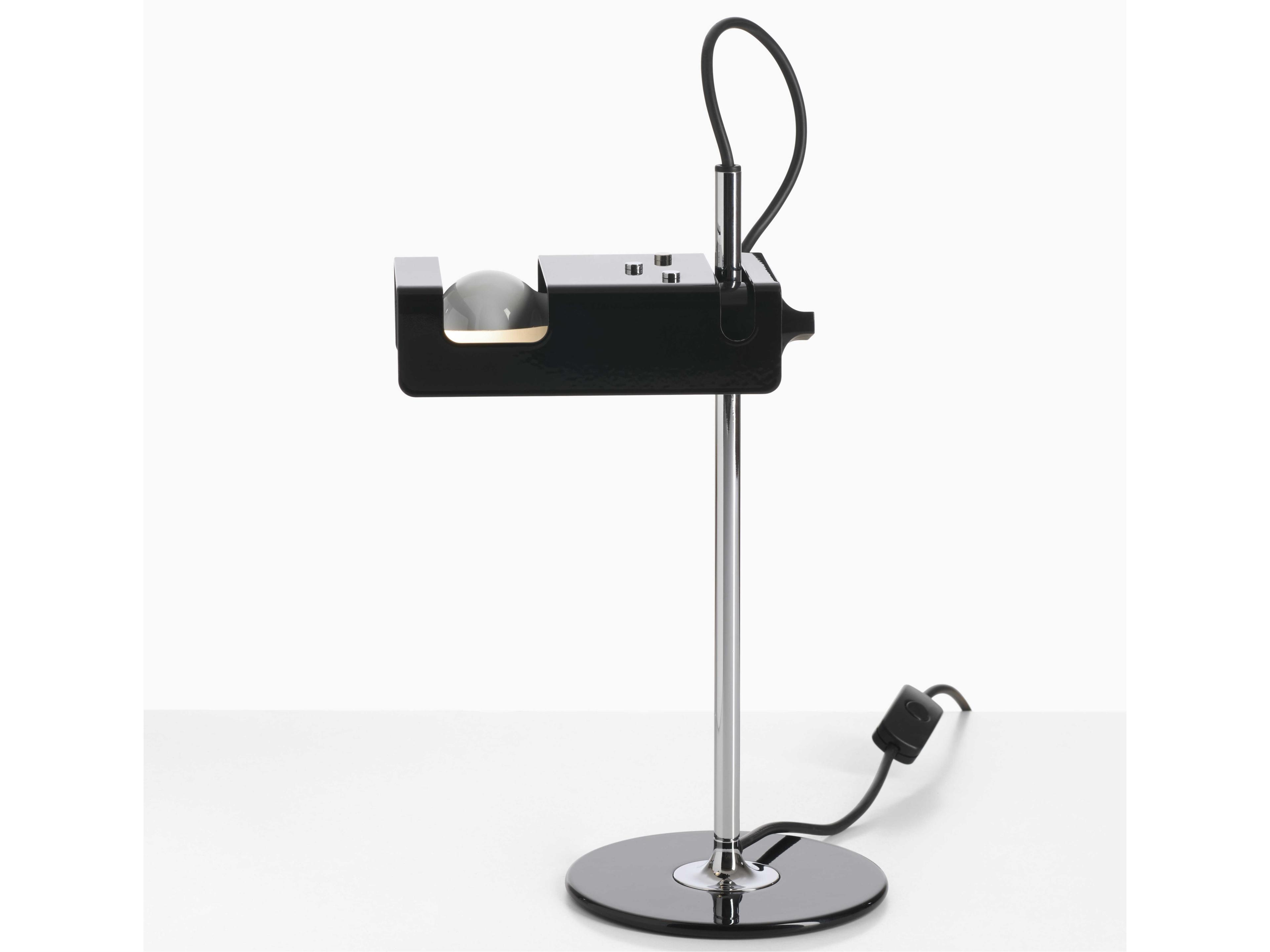 Spider Lacquered Black Desk Lamp