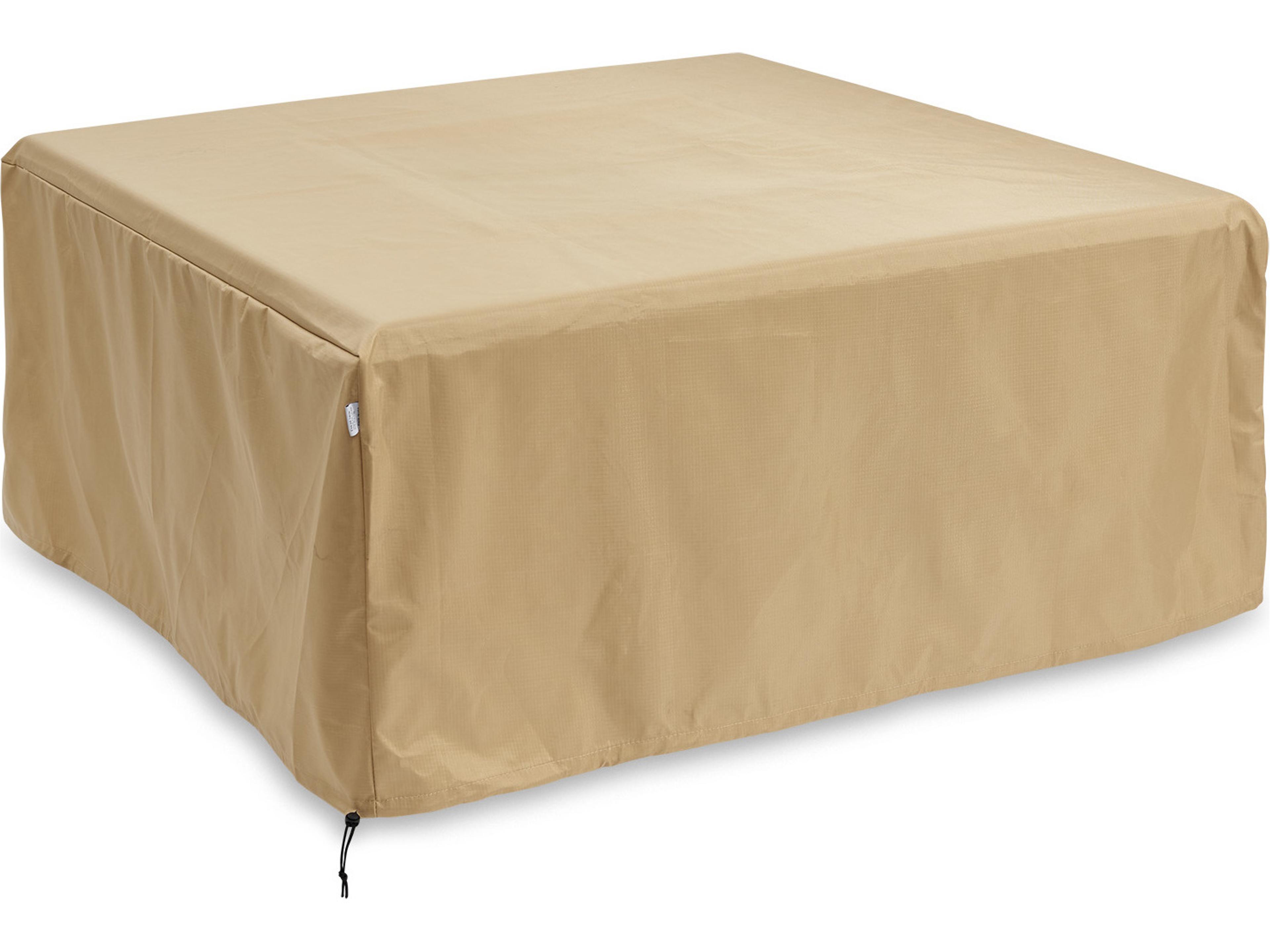 Square Tan Protective Cover for Sierra Square Fire Pit Table