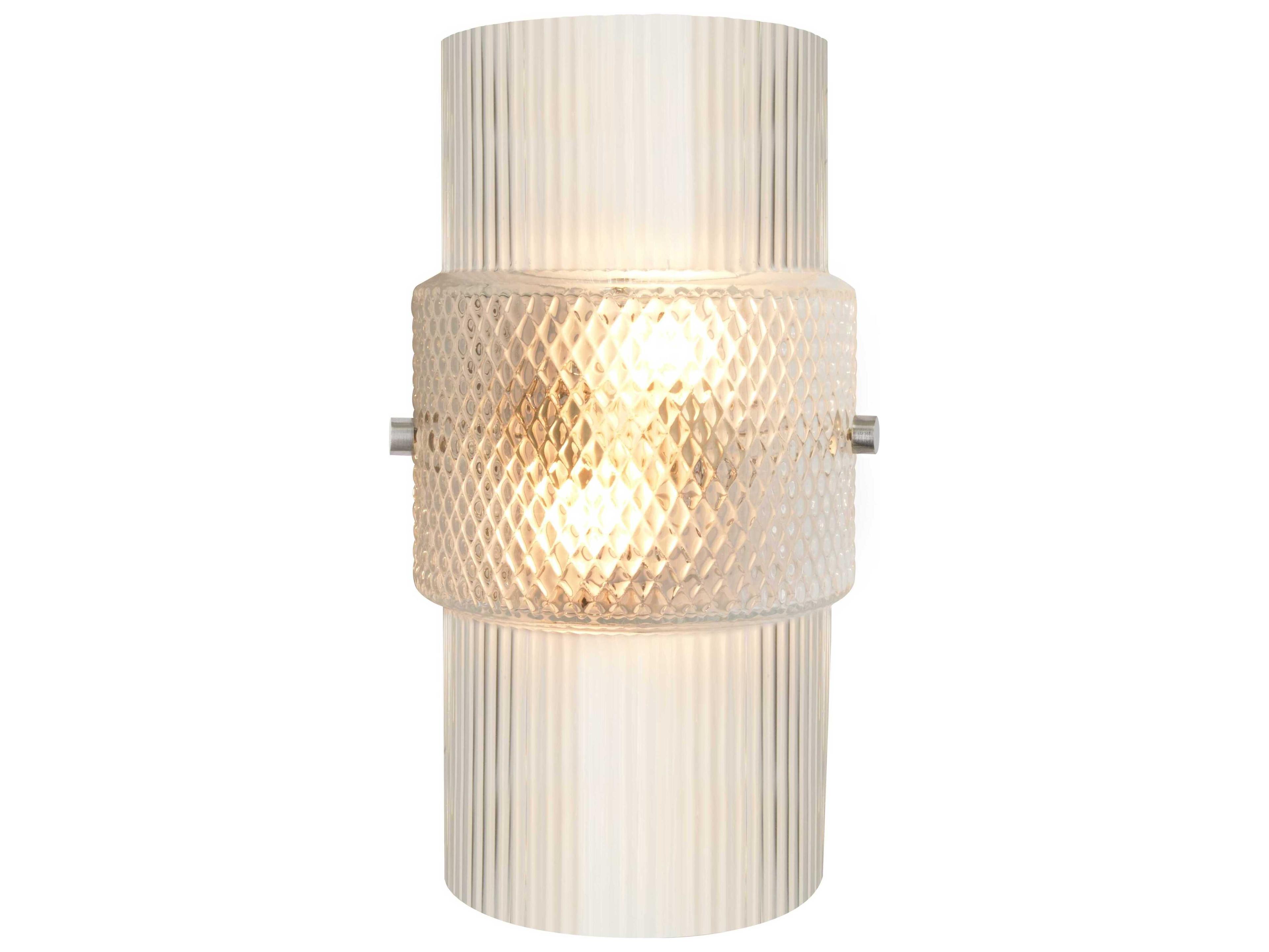Mimo Cylinder Wall Sconce Clear Glass