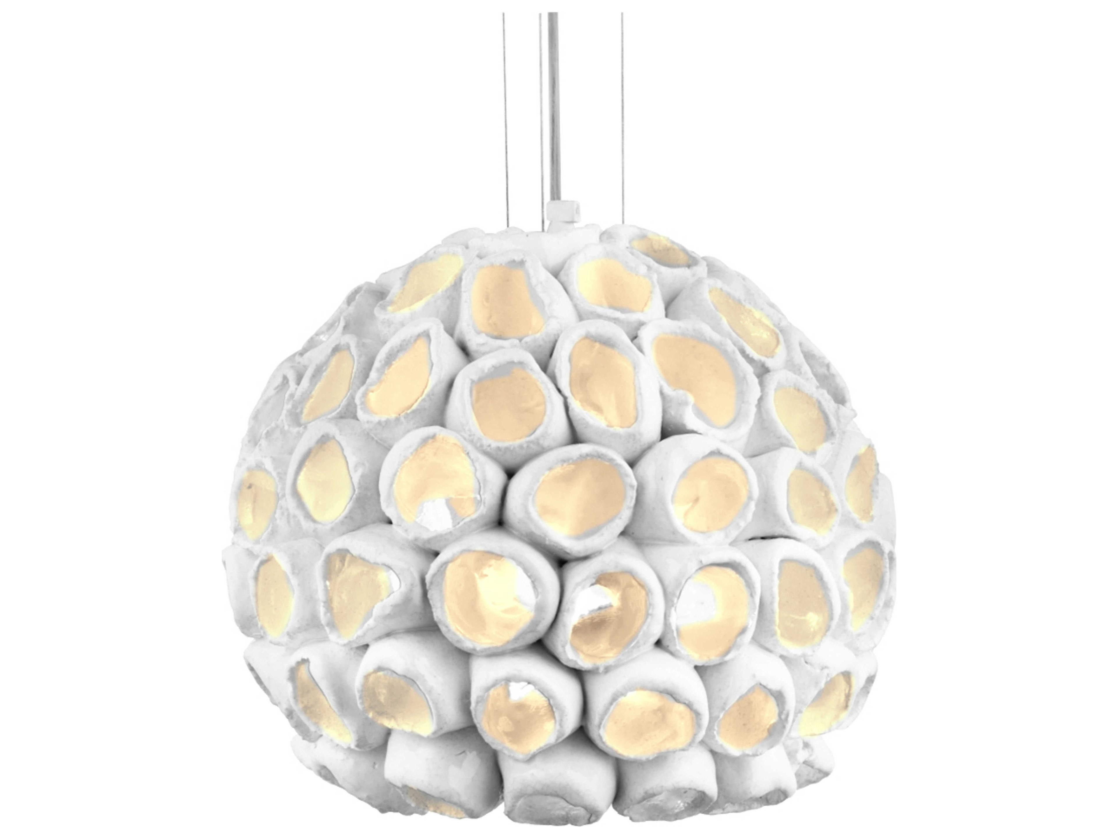 Reef Pendant Light in Gloss White