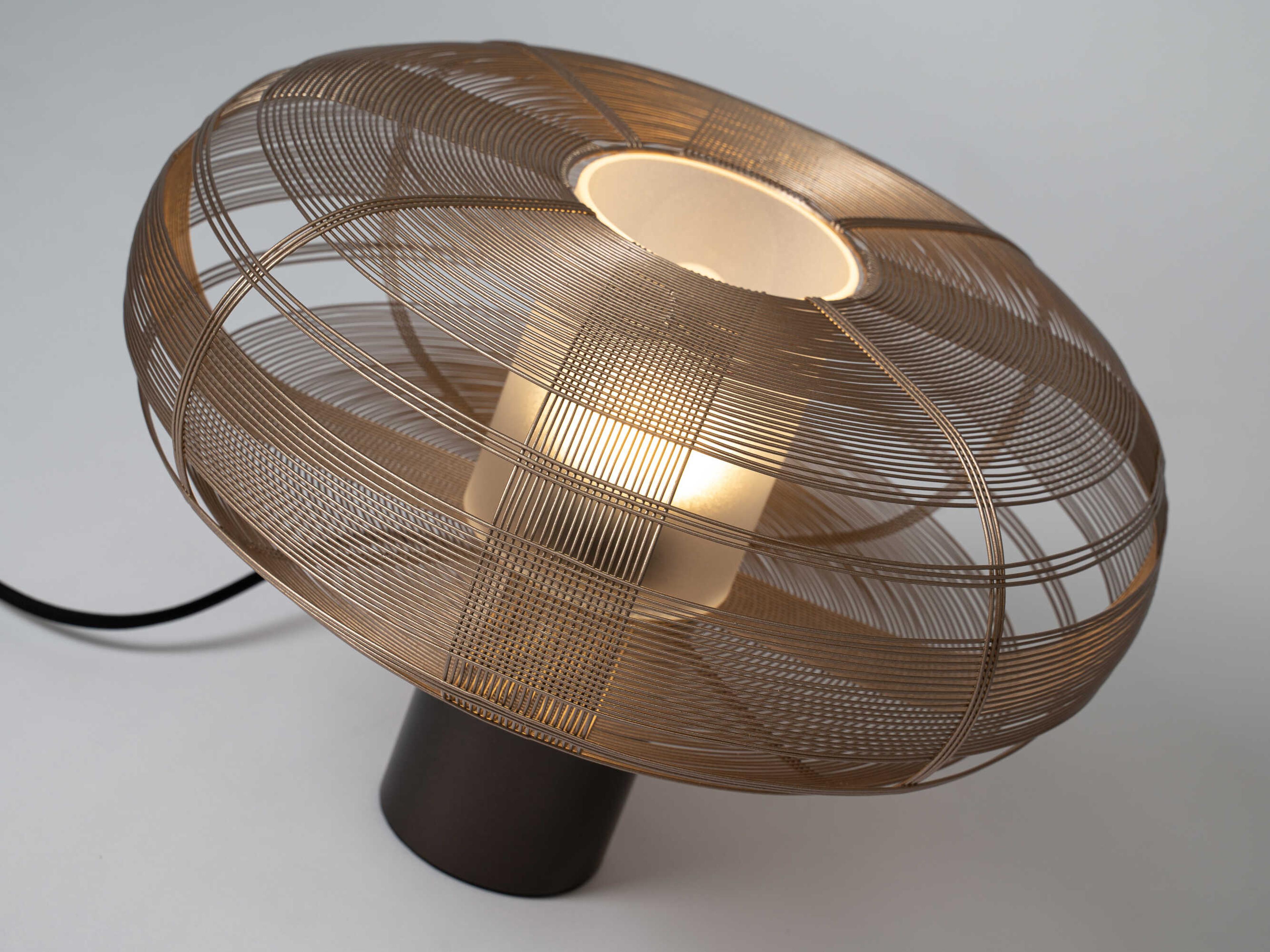 Oggetti Schema Tubby Taupe Brown Table Lamp
