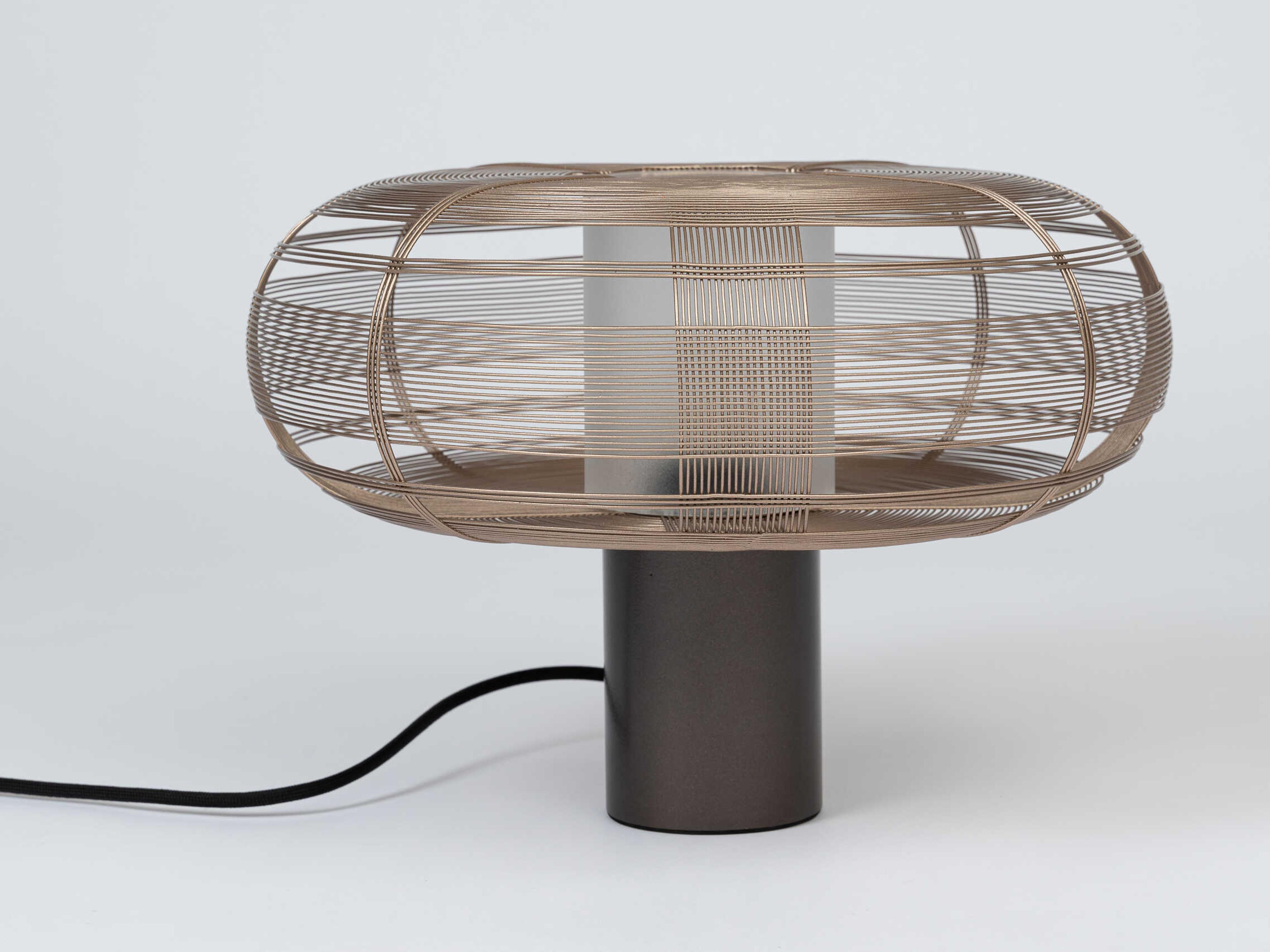 Oggetti Schema Tubby Taupe Brown Table Lamp