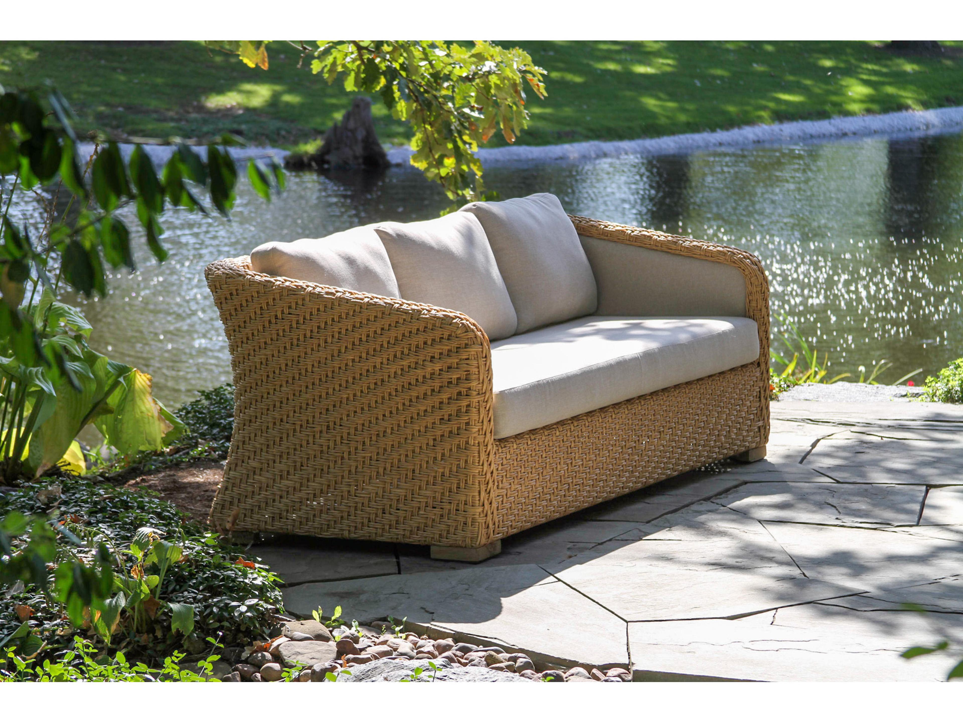 Outdoor Interiors Sahara Wicker Sofa