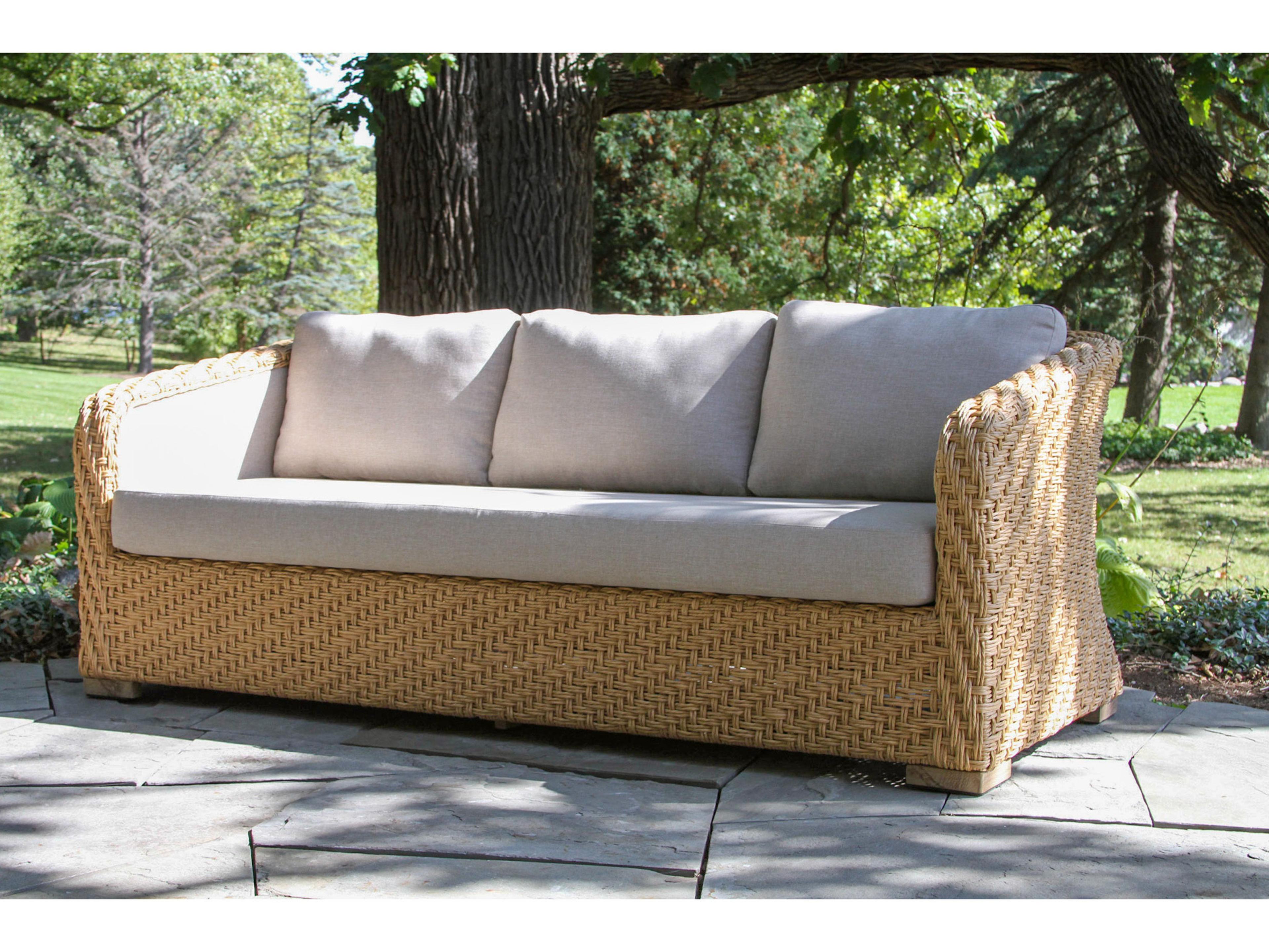 Outdoor Interiors Sahara Wicker Sofa