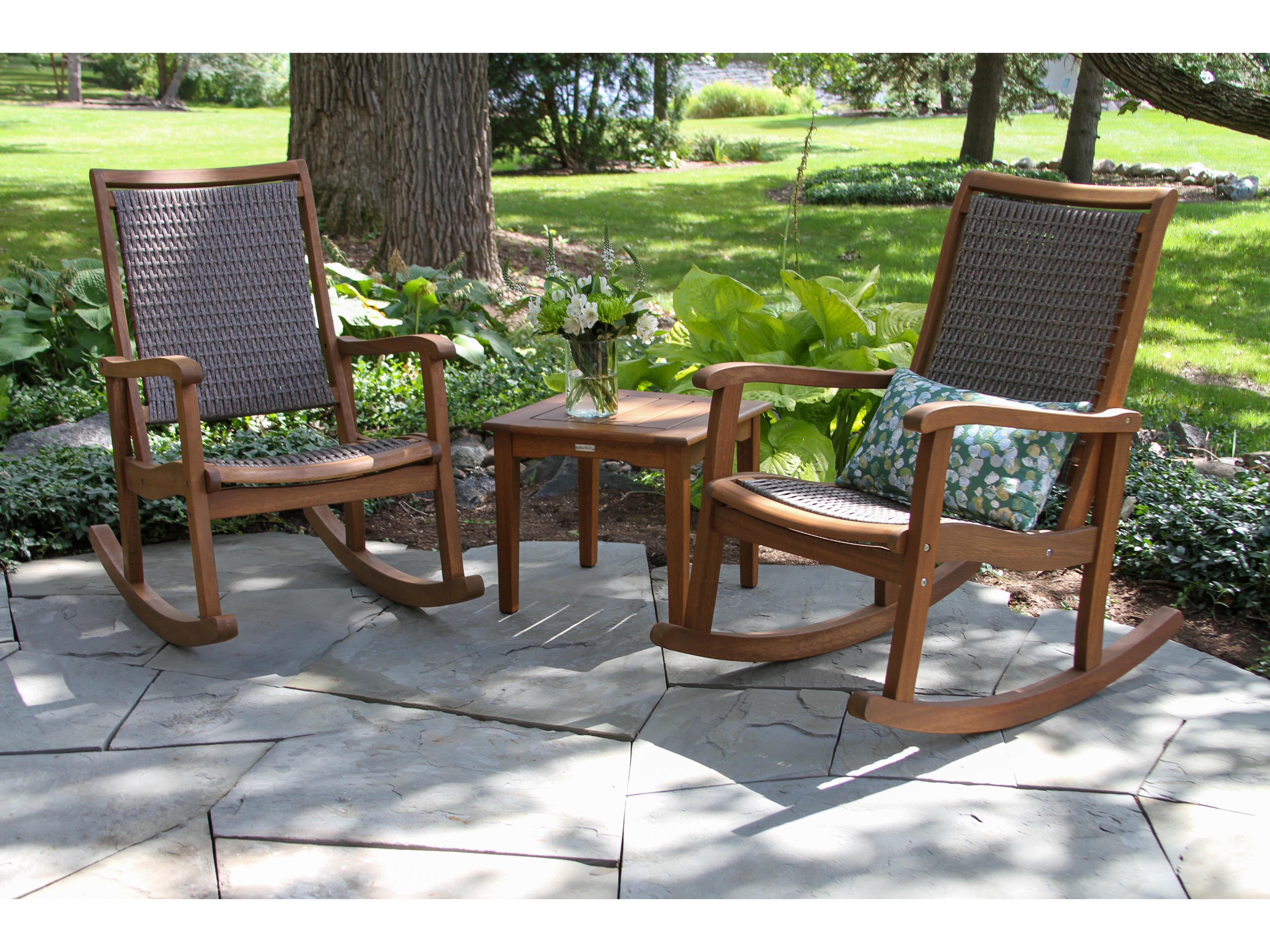 Eucalylptus Wood Rope Lounge Set