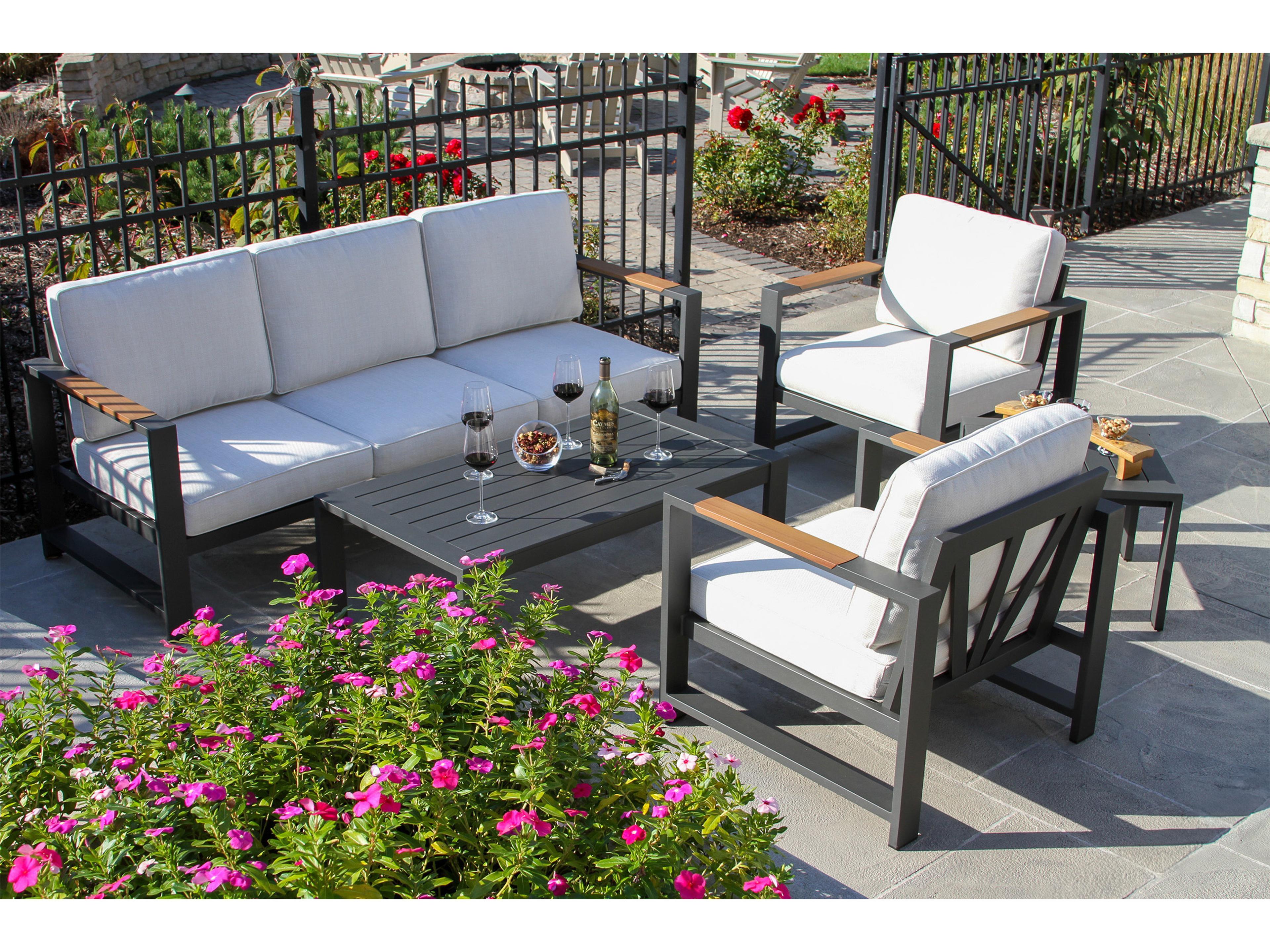 Sienna Aluminum Cushion Lounge Set
