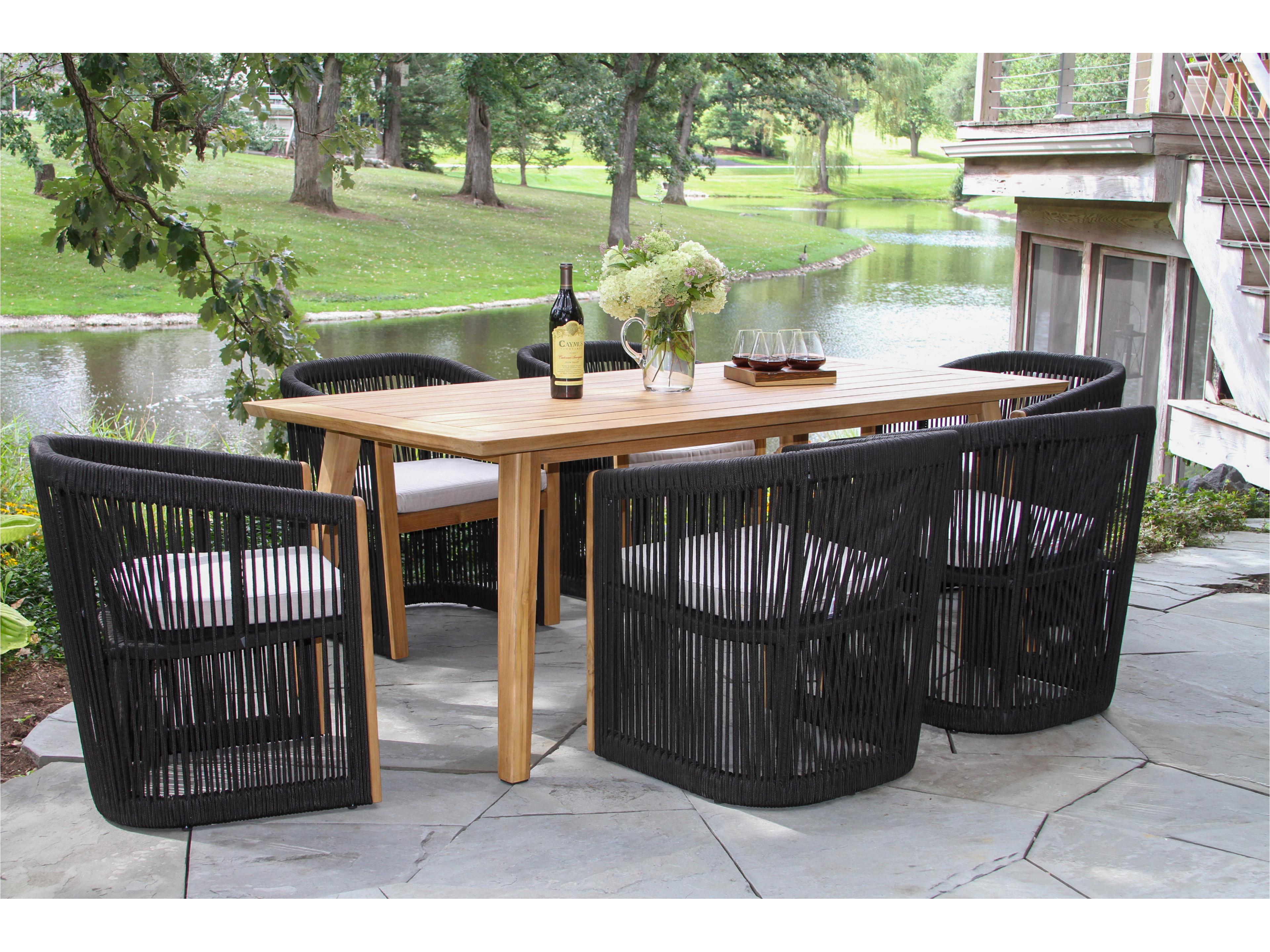 Teak Rope Dining Set