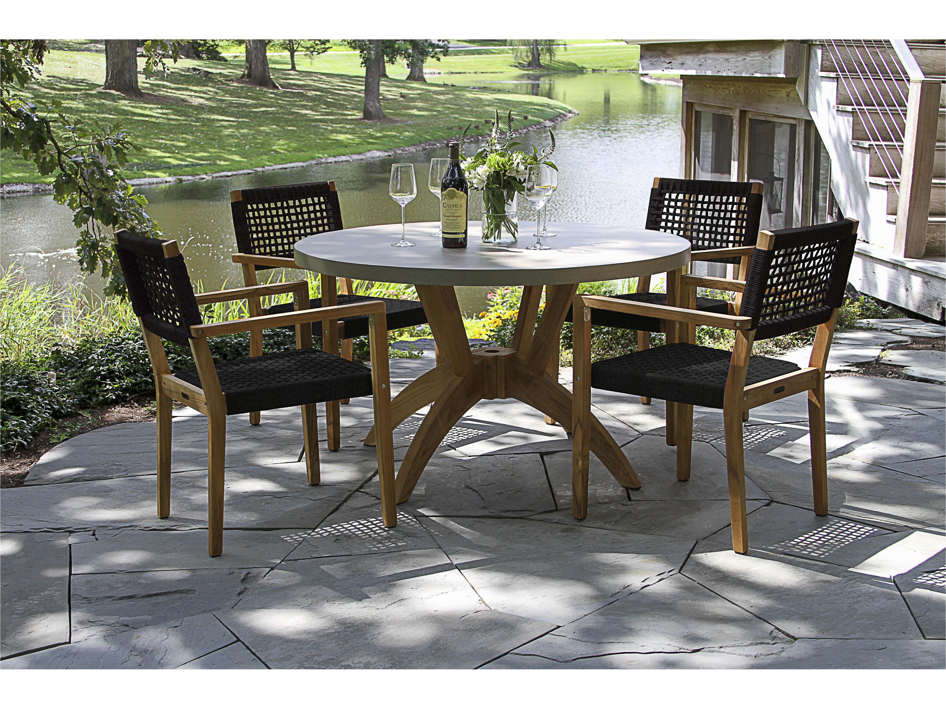 Teak Rope Dining Set