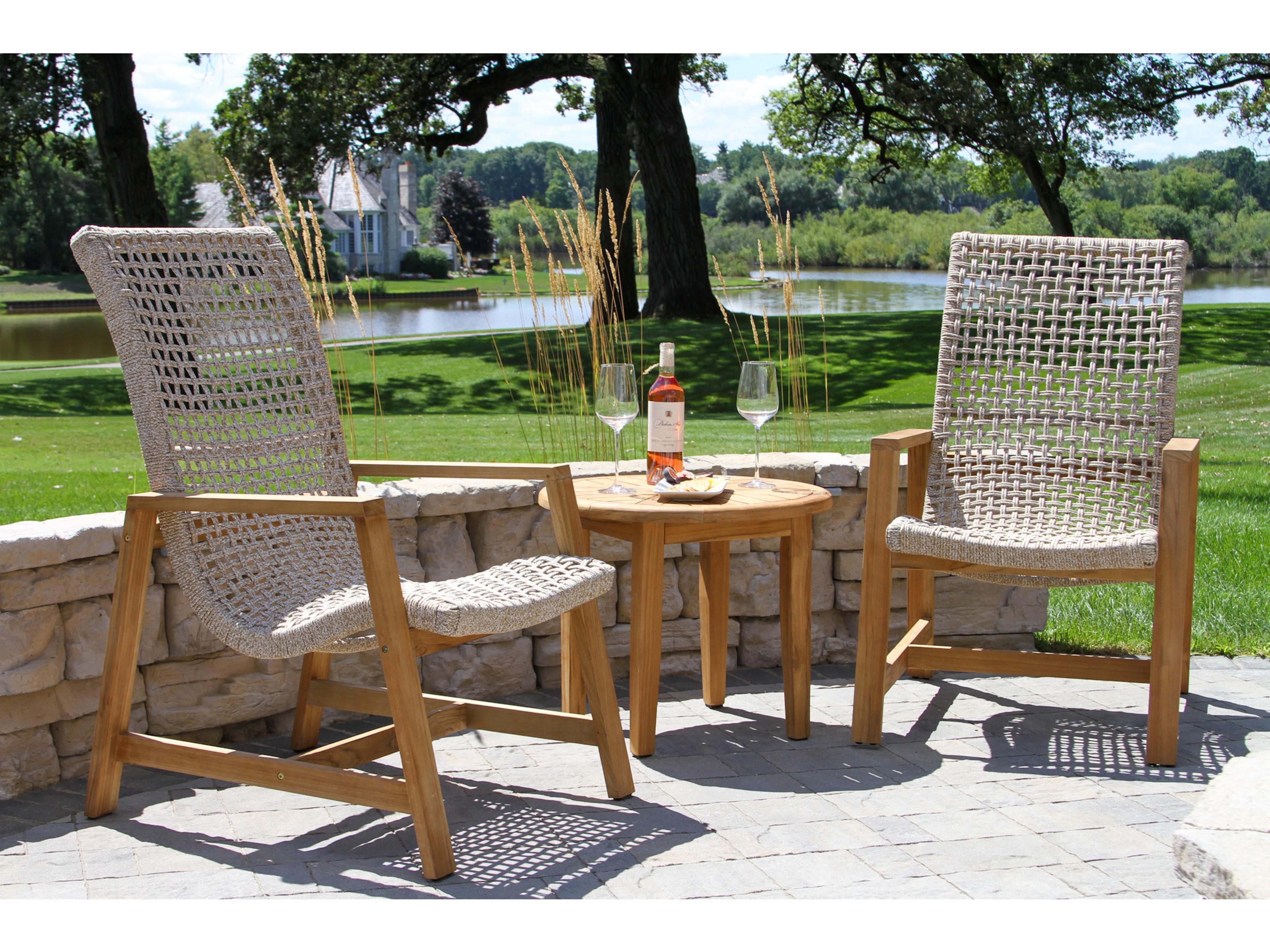 Teak Rope Lounge Set