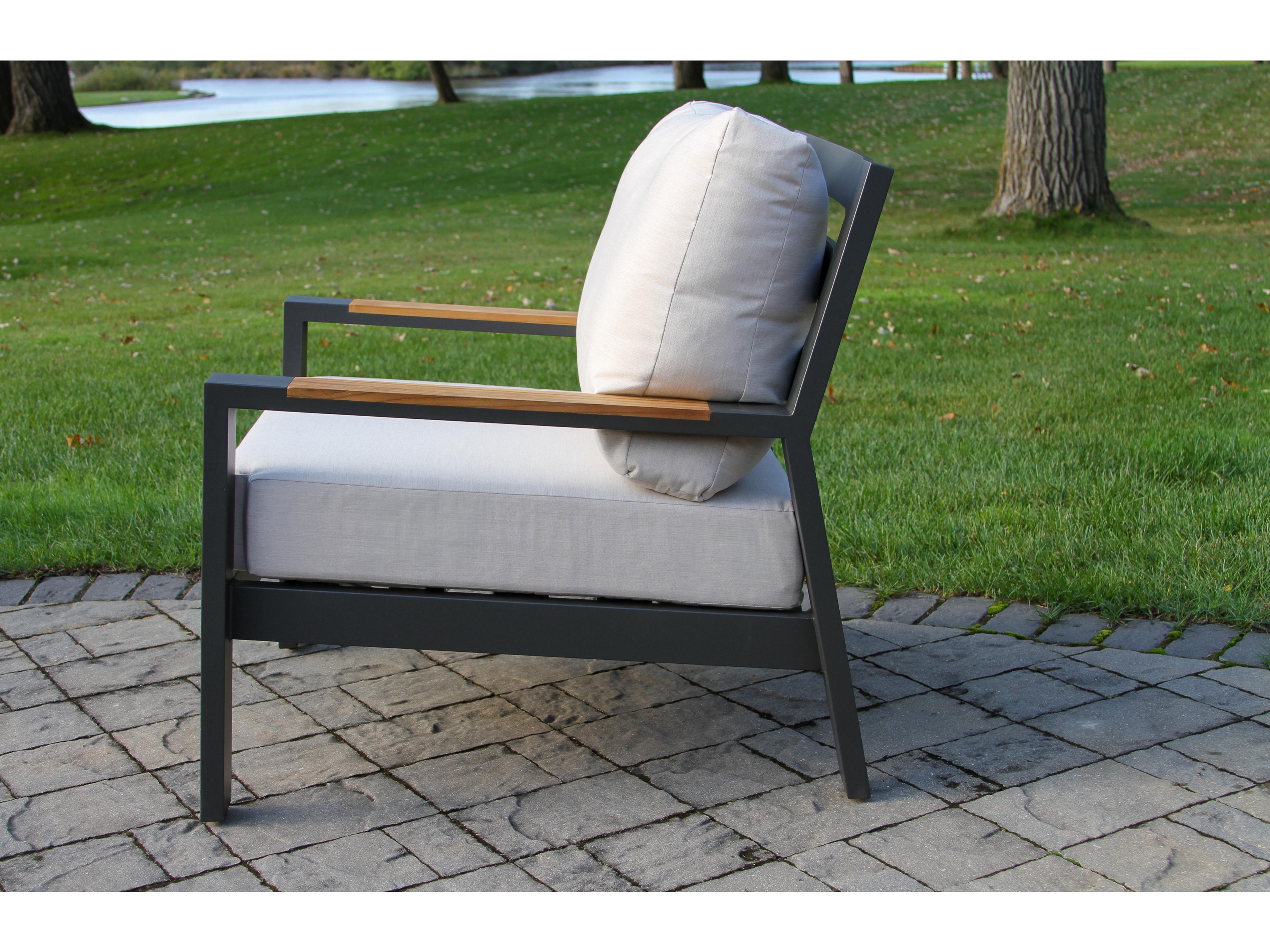 Outdoor Interiors Portofino Lounge Chair w Sunbrella (Price Includes Two)