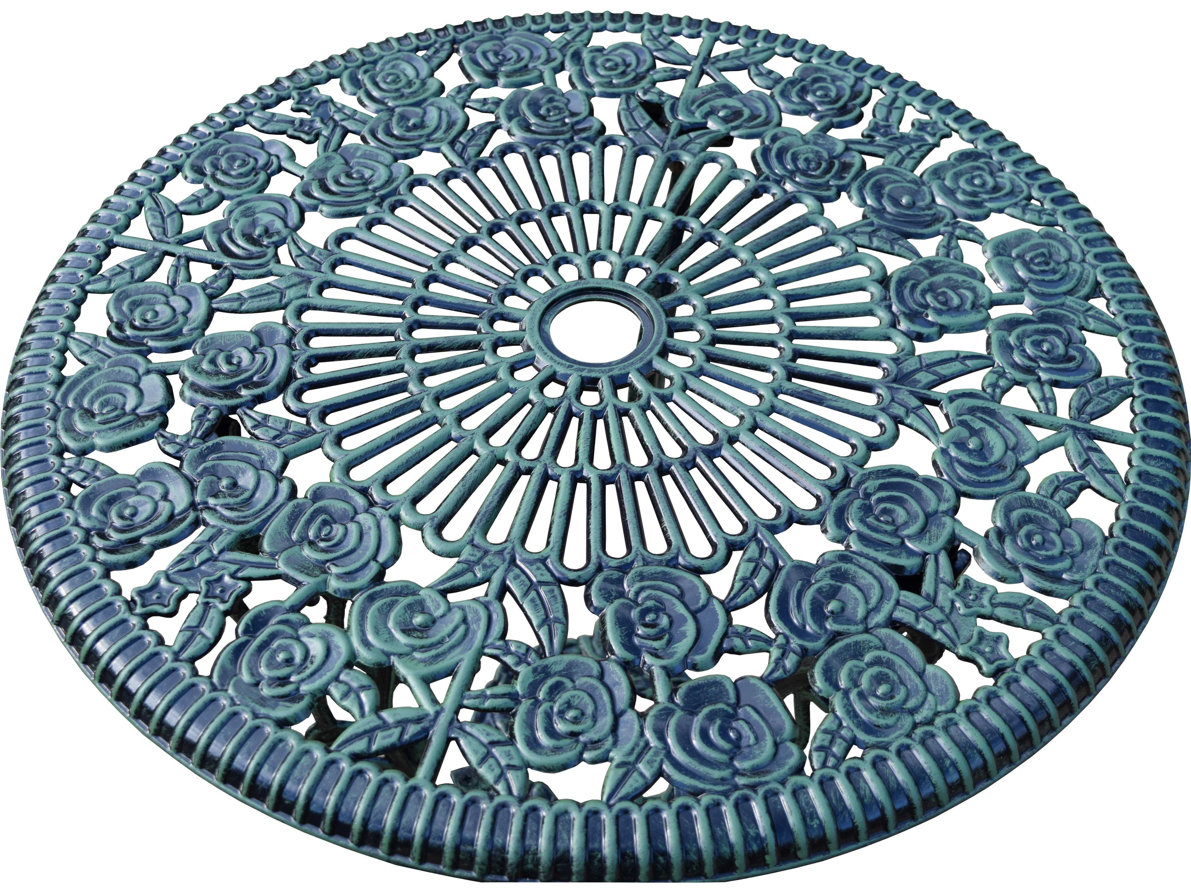 Oakland Living Rose Cast Aluminum 3 Pc. Bistro set