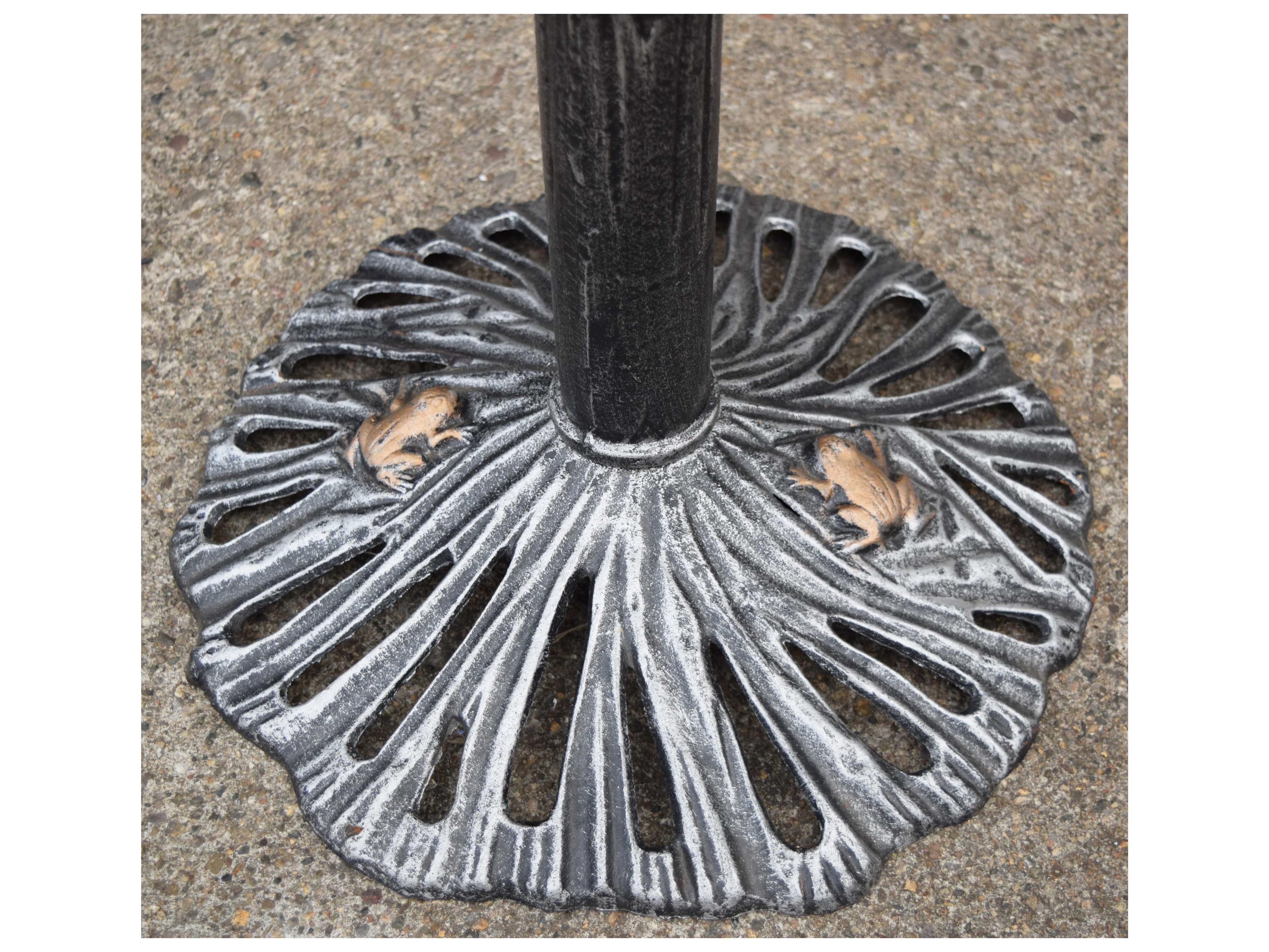 Oakland Living Sunflower Cast Aluminum Bird Bath