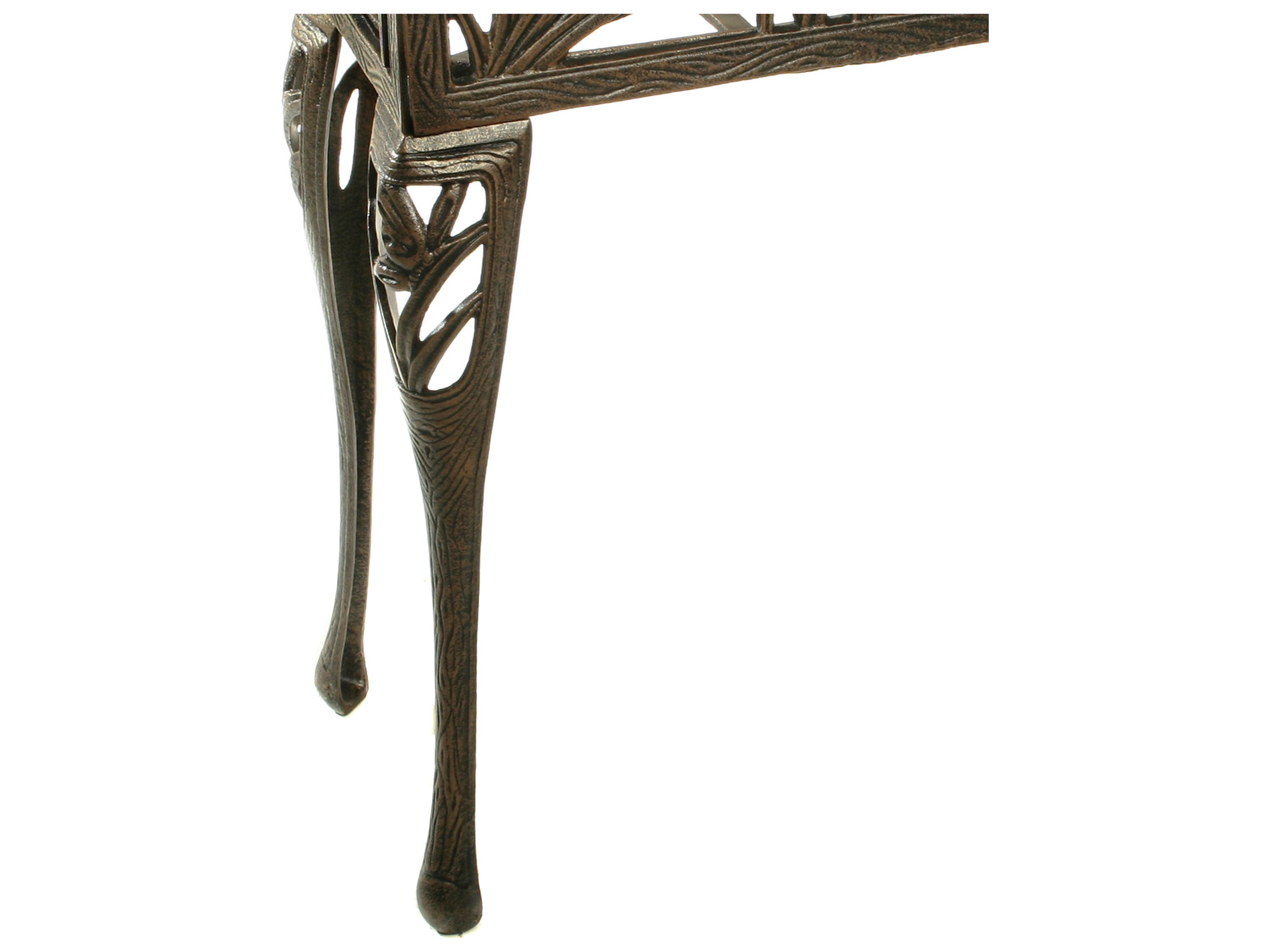 Oakland Living Butterfly Cast Aluminum Rectangular Tall 34'' Plant Stand