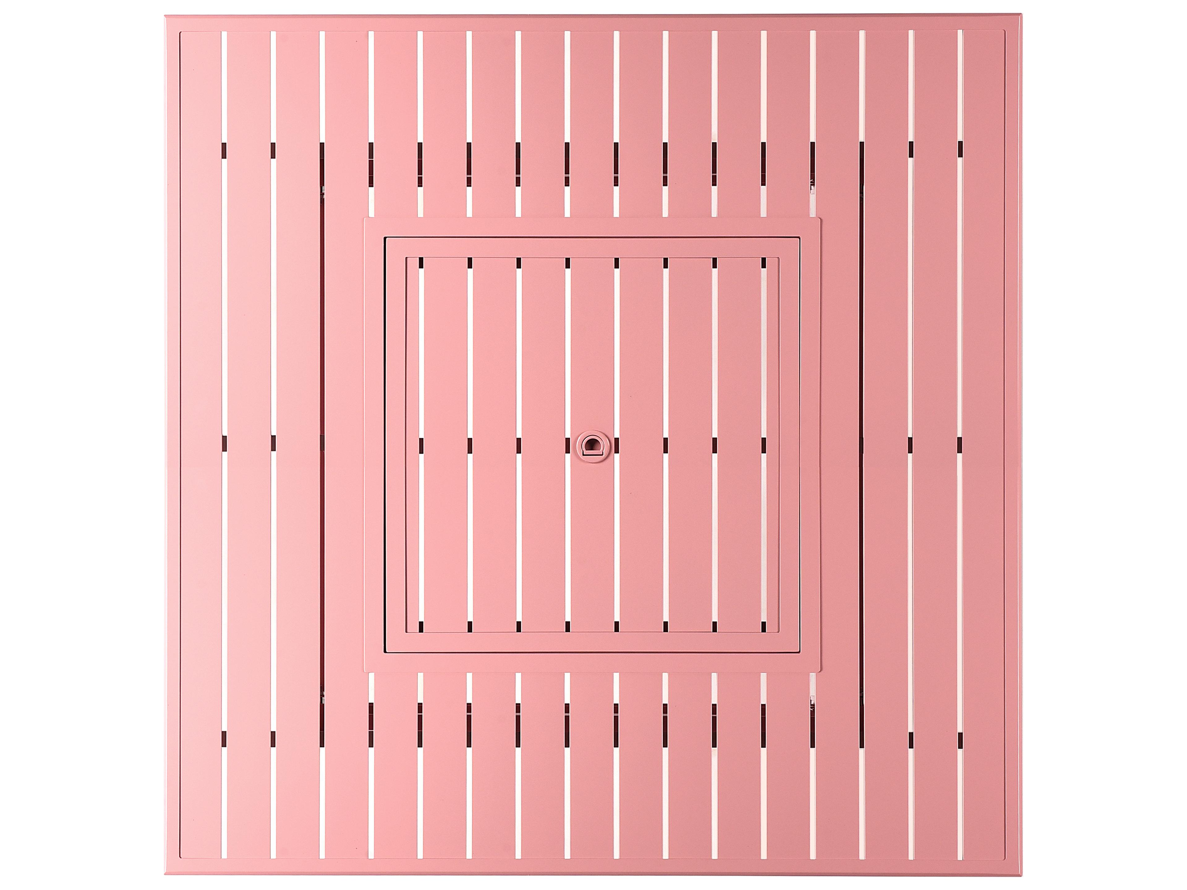 Oakland Living Square Aluminum Propane Outdoor Patio Fire Pit Table with Glass Beads