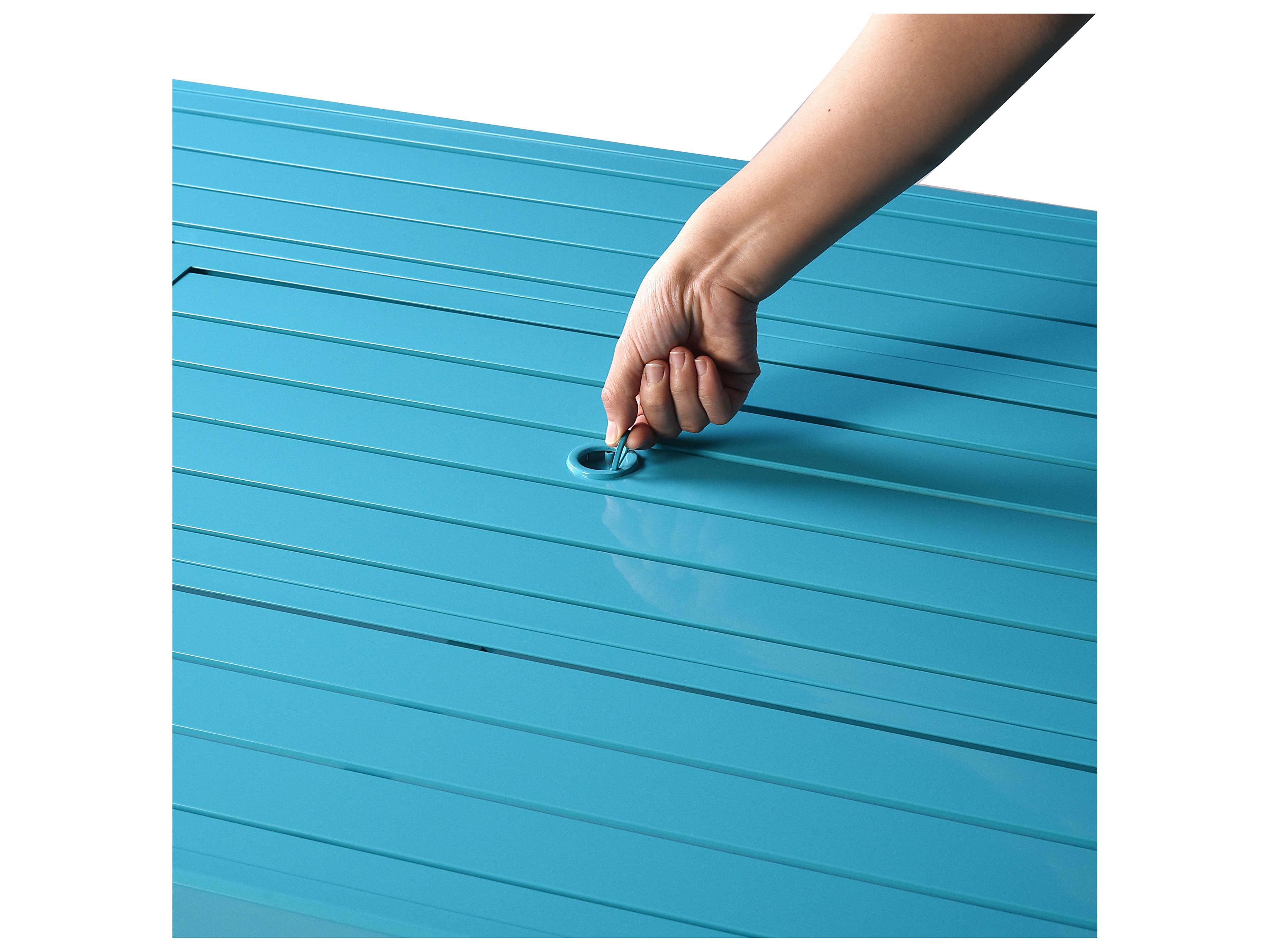 Oakland Living Rectangular Aluminum Propane Outdoor Patio Fire Pit Table