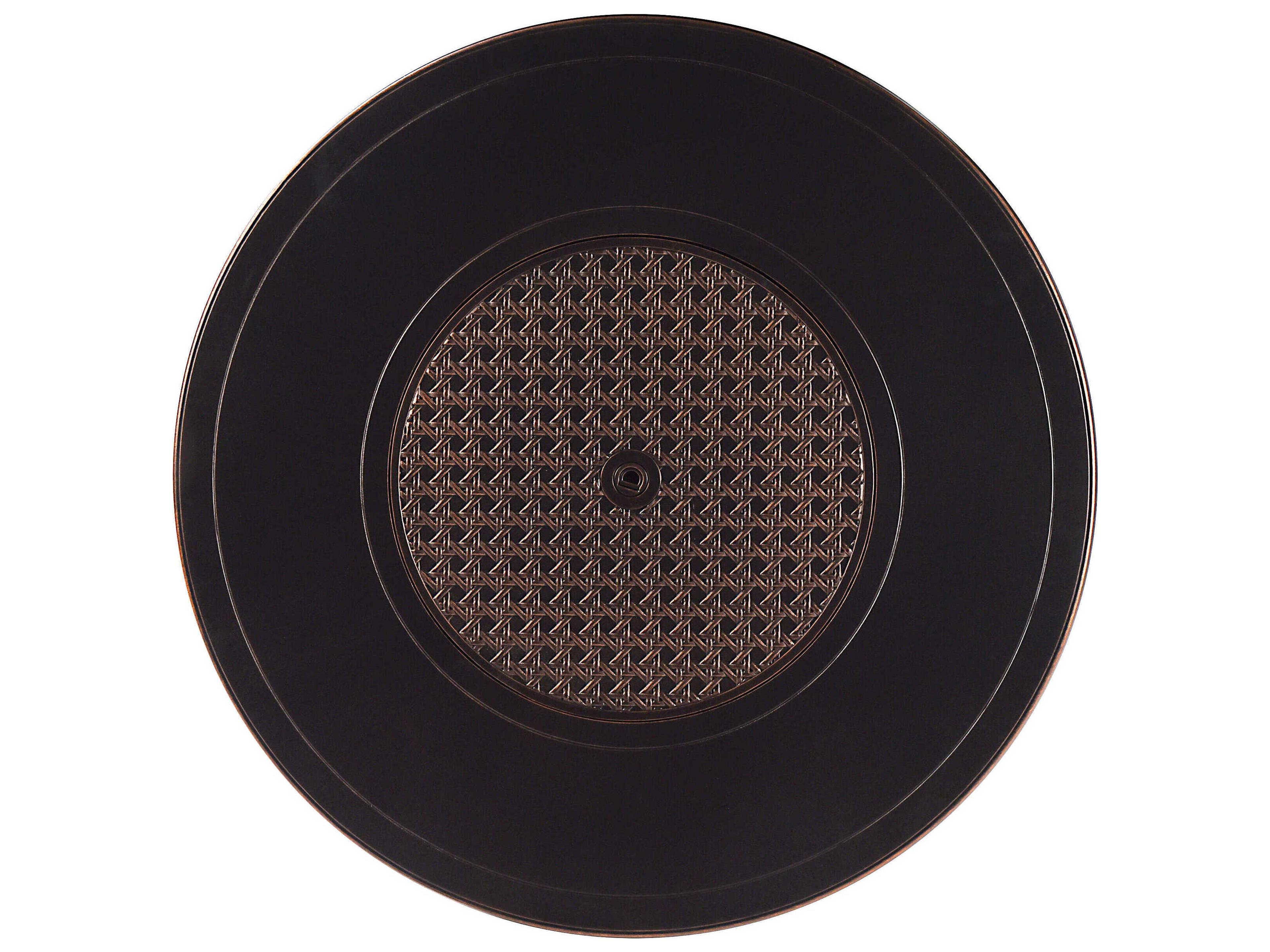 Oakland Living Aluminum Cushion 44'' Round Fire Pit Table Set