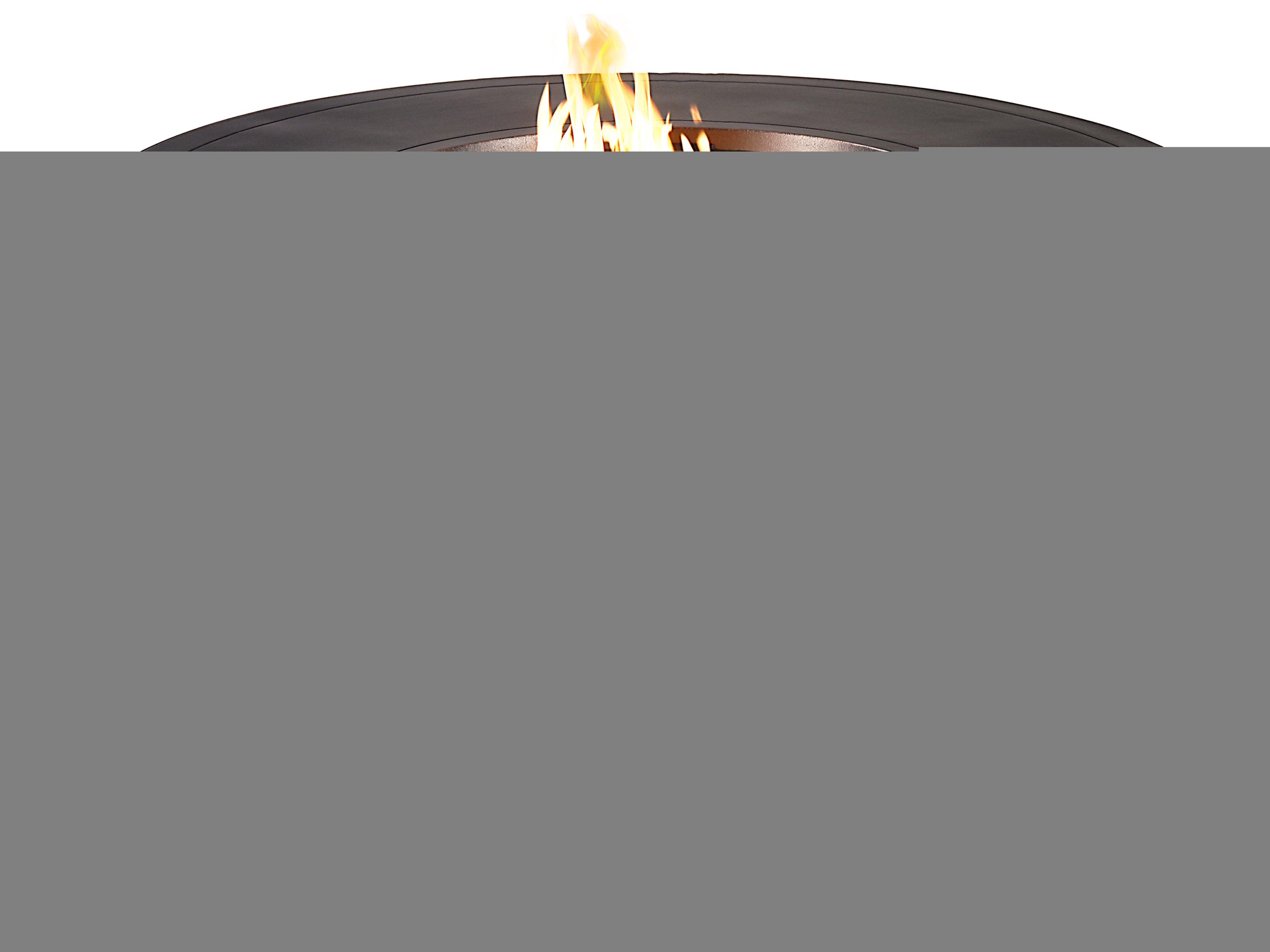 Oakland Living Aluminum 44'' Round Fire Pit Table Set