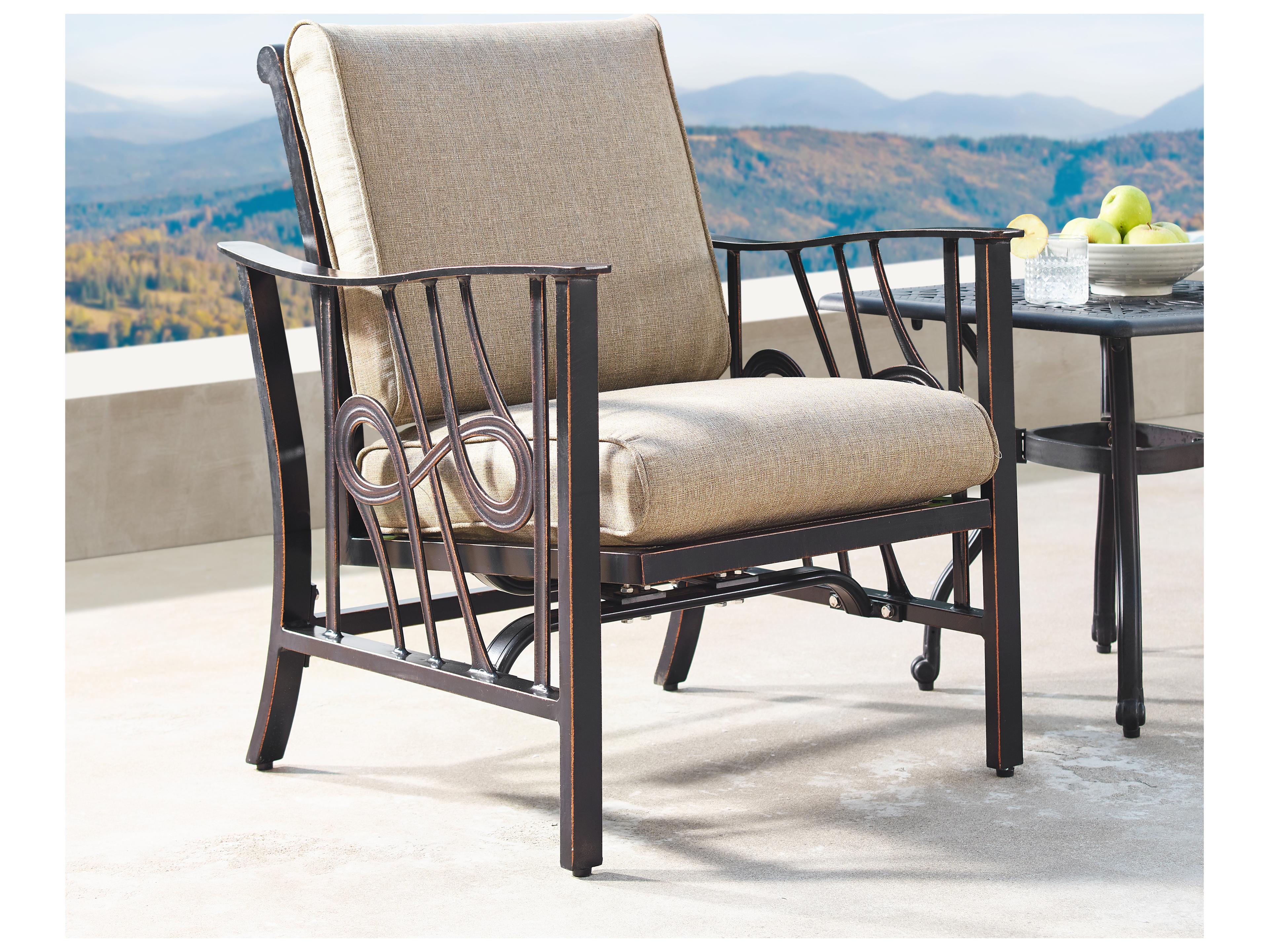 Oakland Living Aluminum 42'' Square Fire Pit Table Set