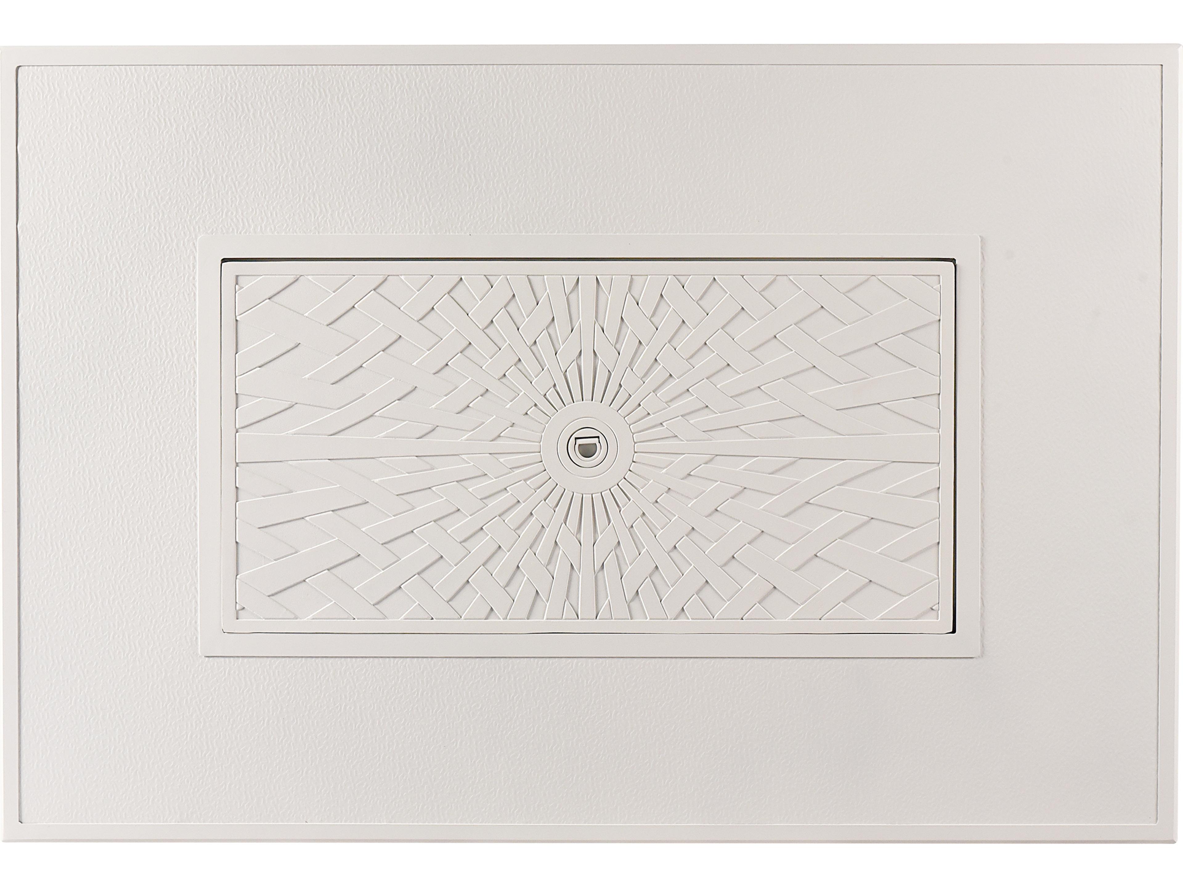 Oakland Living Rectangular Aluminum Propane Outdoor Fire Pit Table