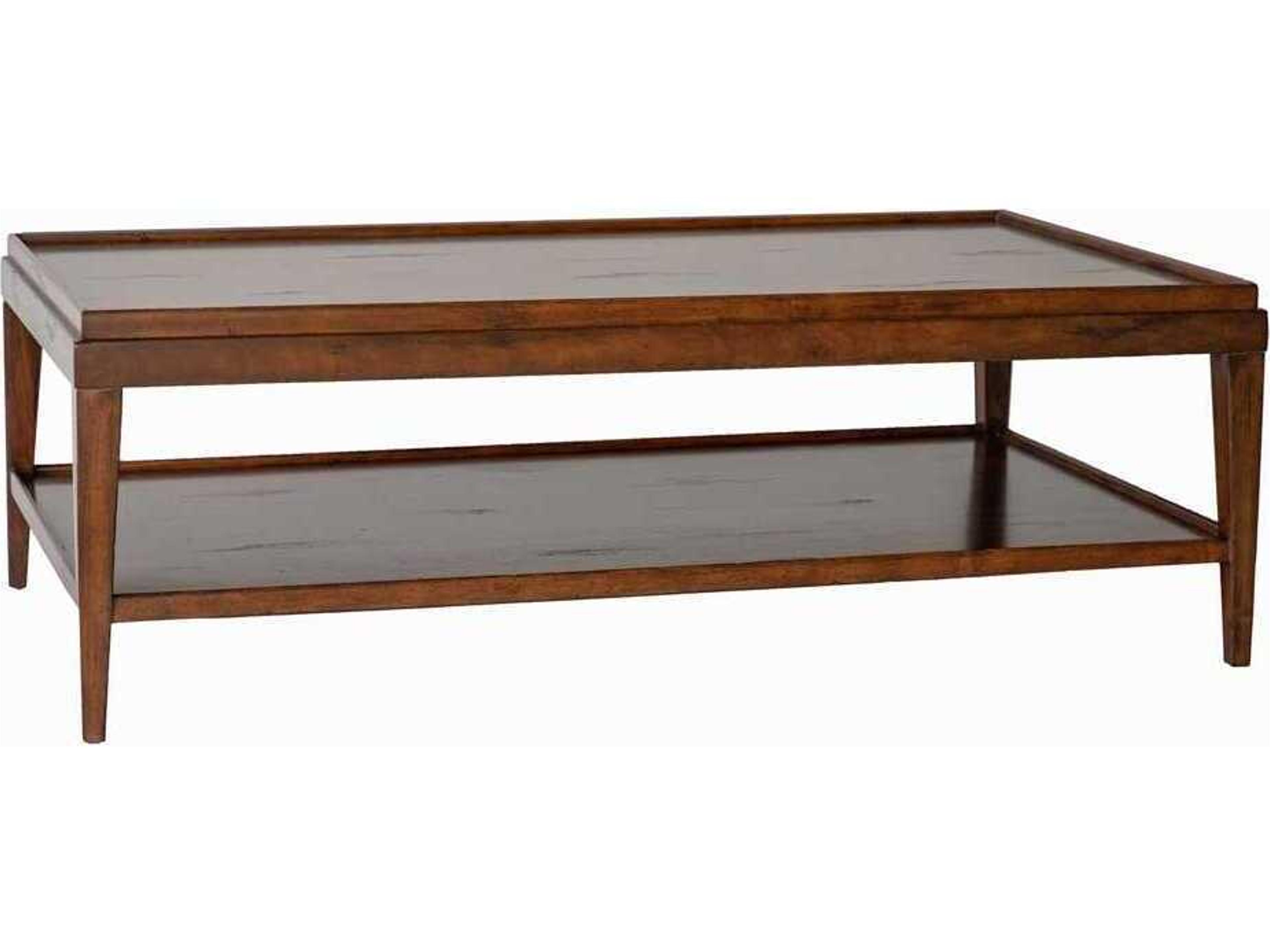 Liz Rectangular Wood Country Coffee Table