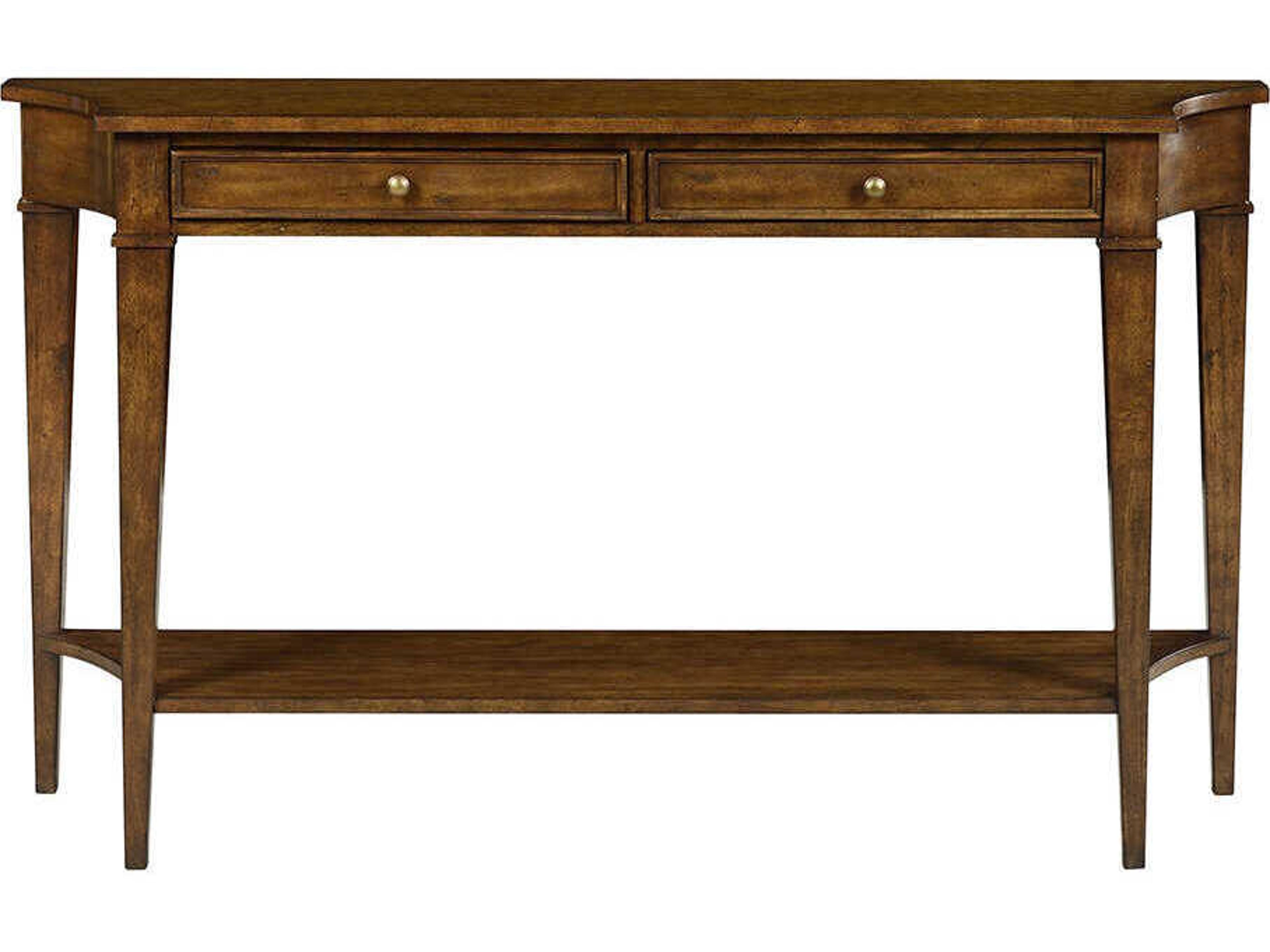 Salem Demilune Wood Country Console Table