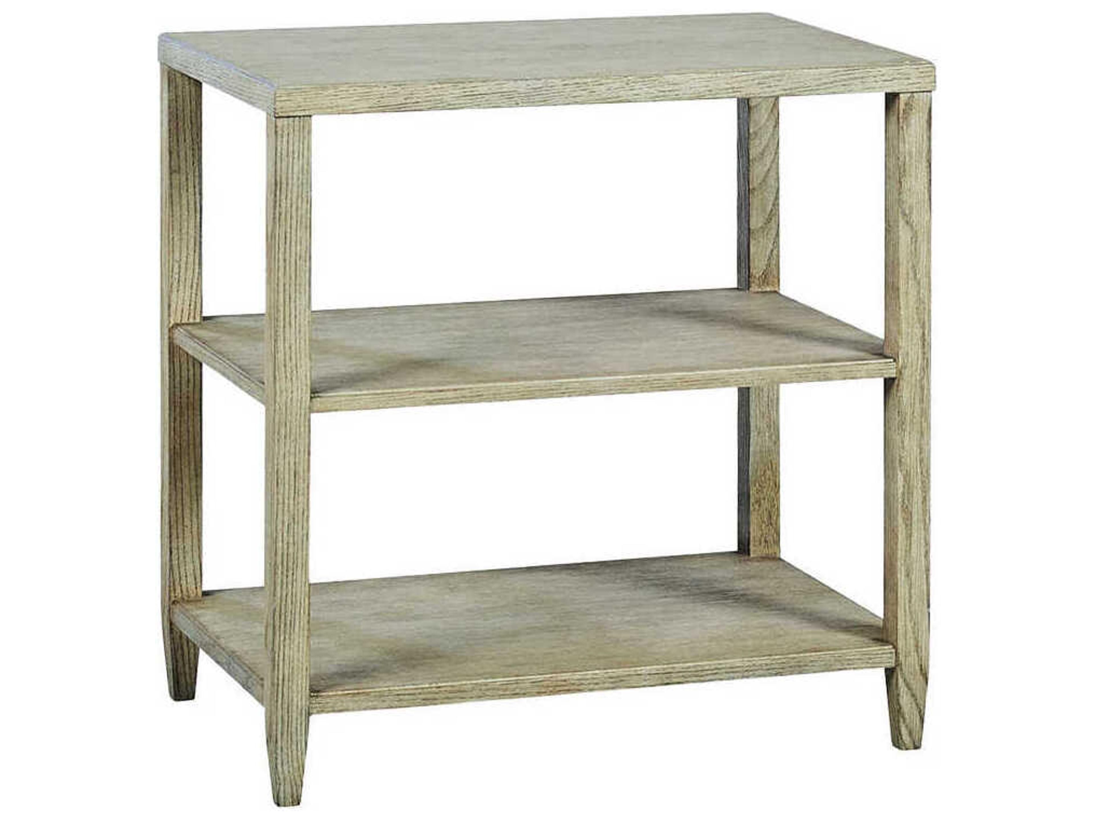 Tempo Rectangular Wood Mist End Table