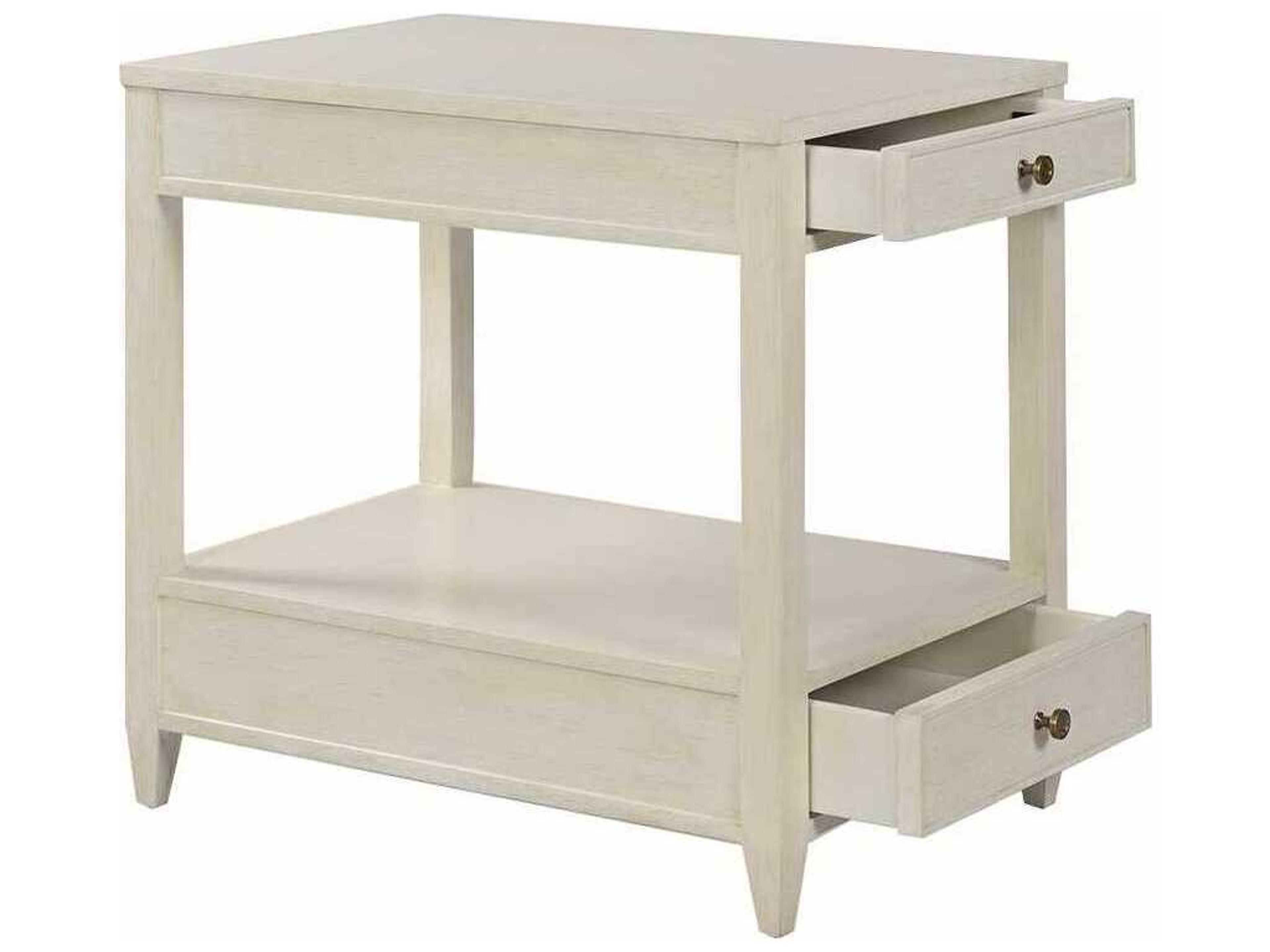 Oliver Home Weston Rectangular Wood Drift End Table