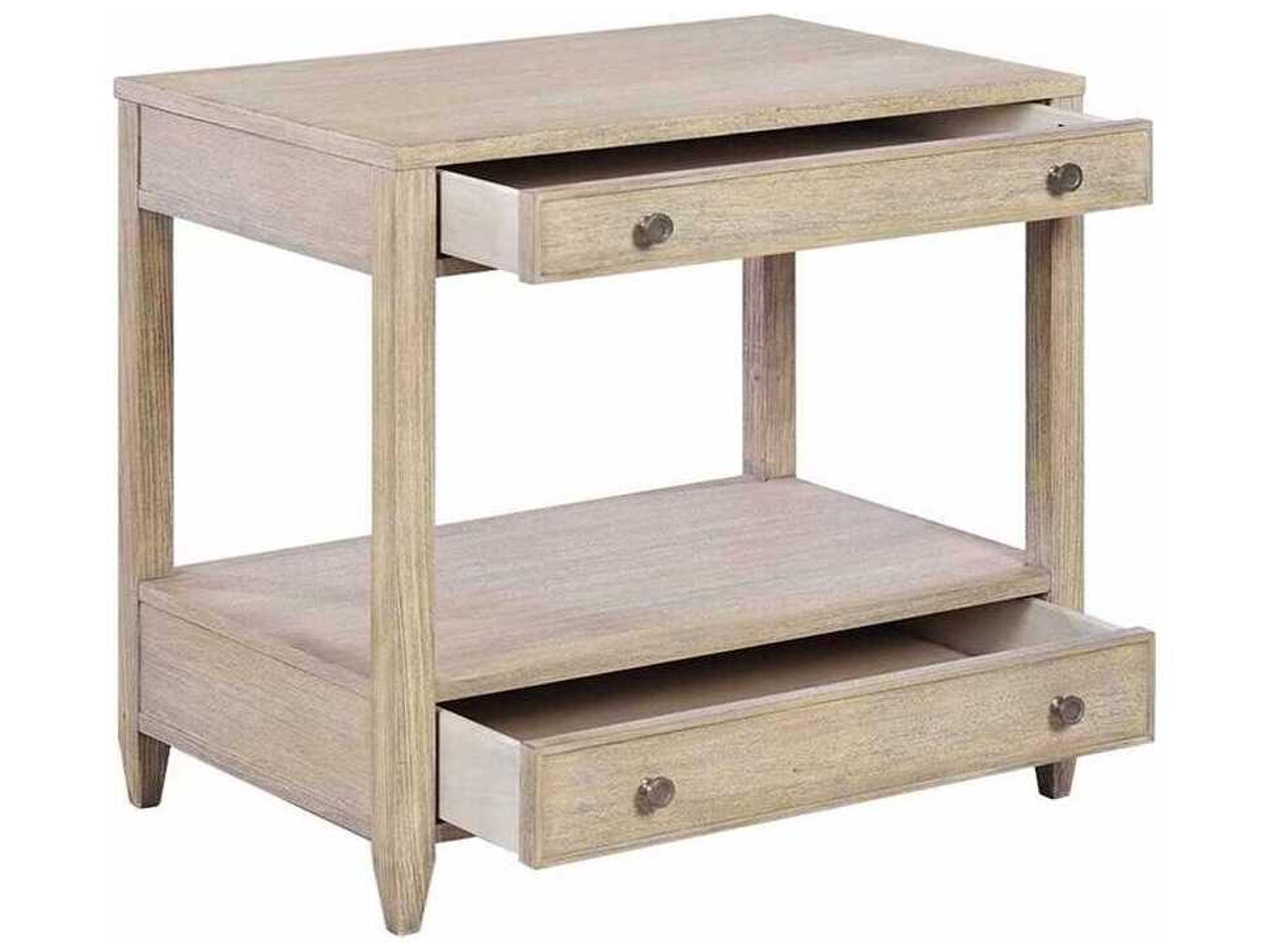 Oliver Home Weston Rectangular Wood Rabbit End Table