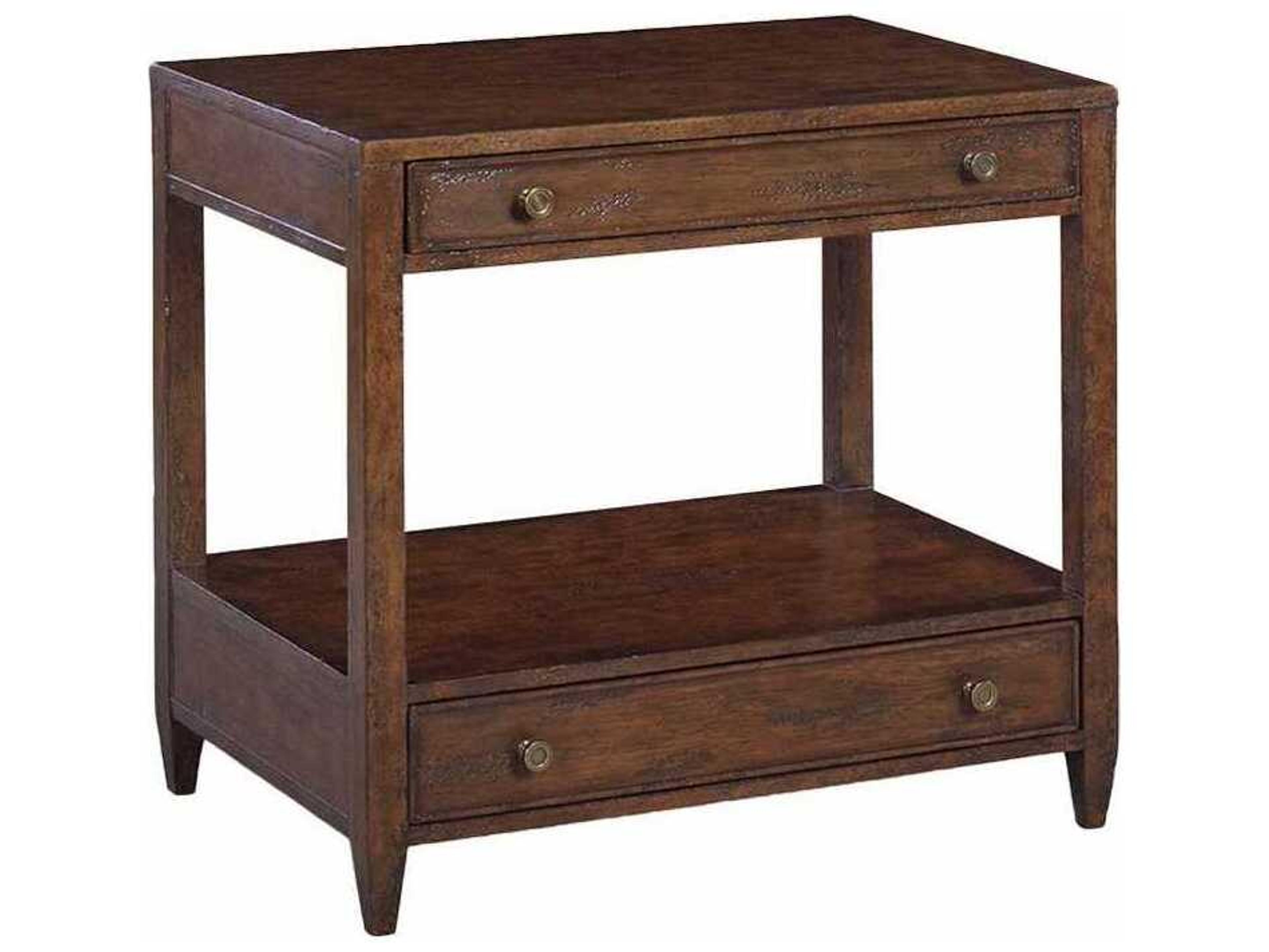Weston Rectangular Wood Country End Table