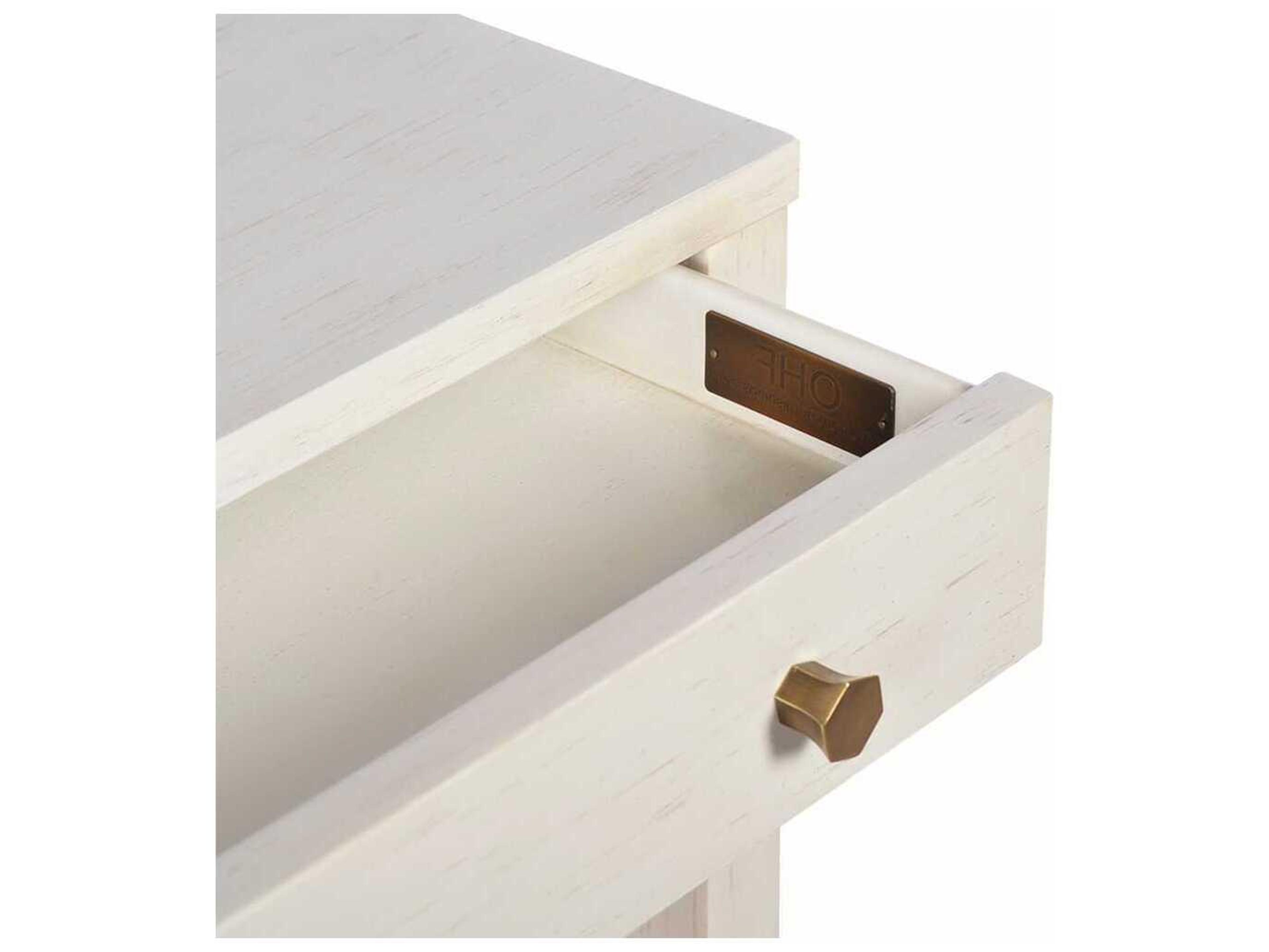 Oliver Home Wallace Rectangular Wood Drift End Table