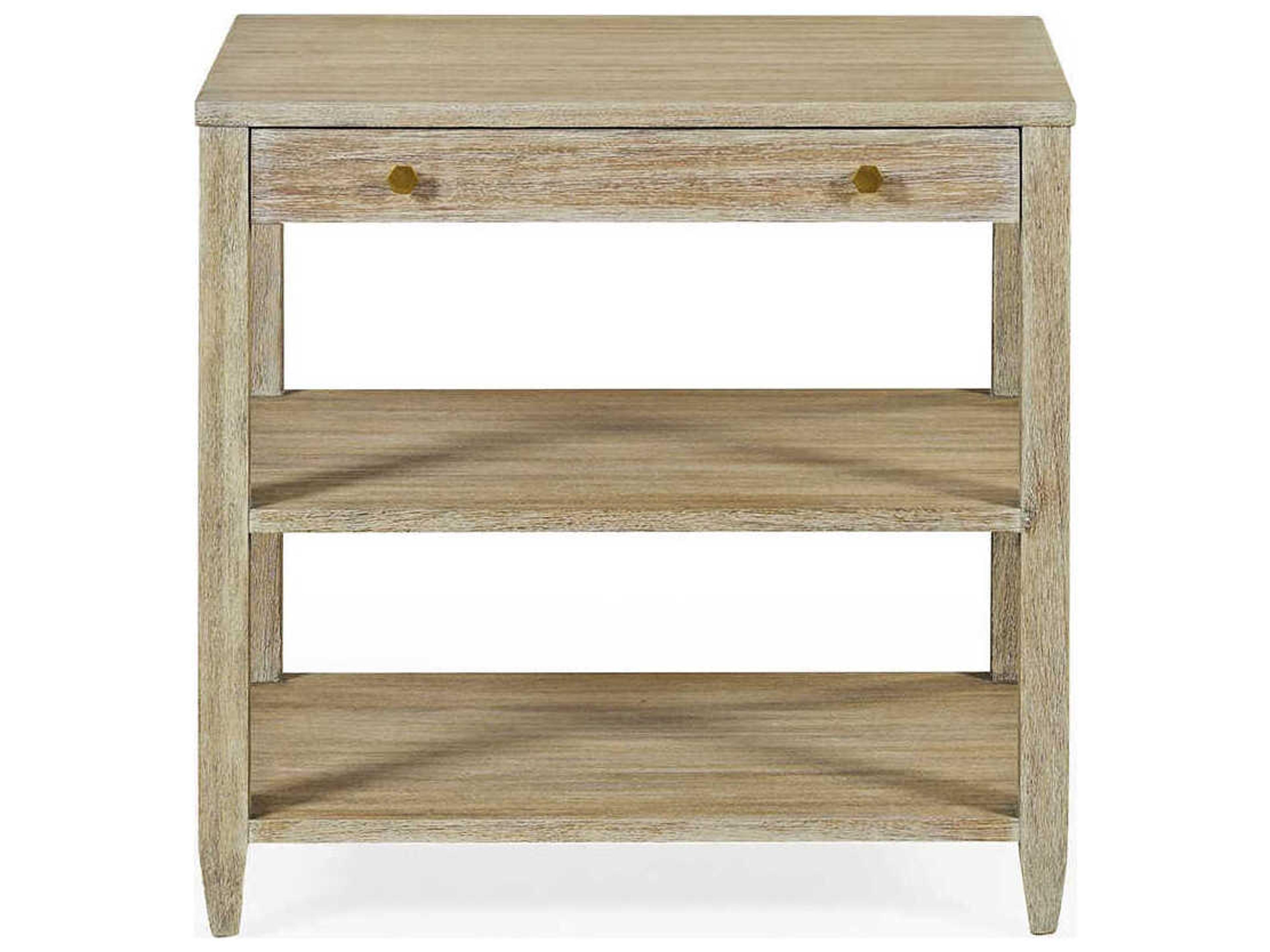 Oliver Home Wallace Rectangular Wood Weathered End Table