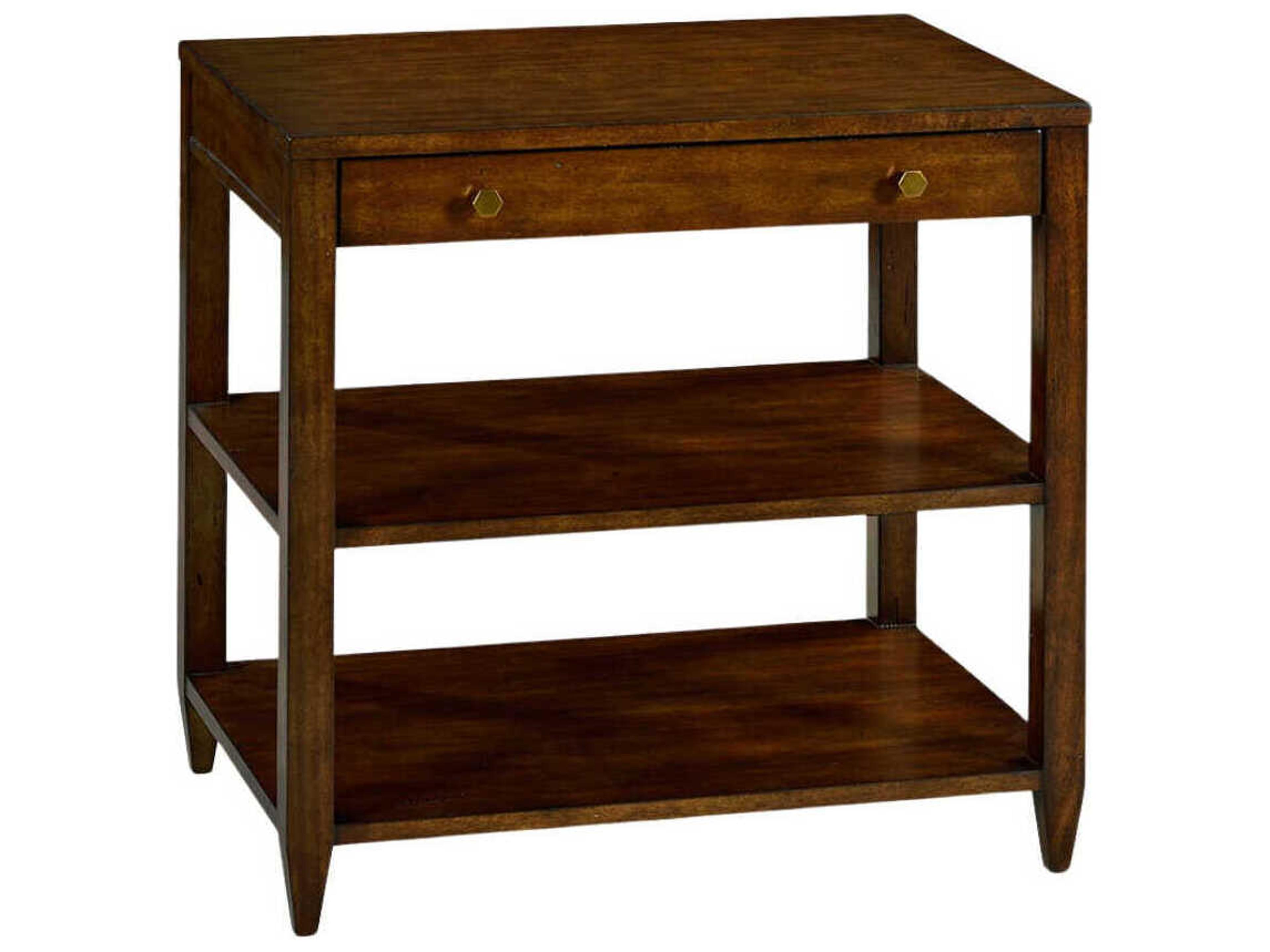 Wallace Rectangular Wood Country End Table