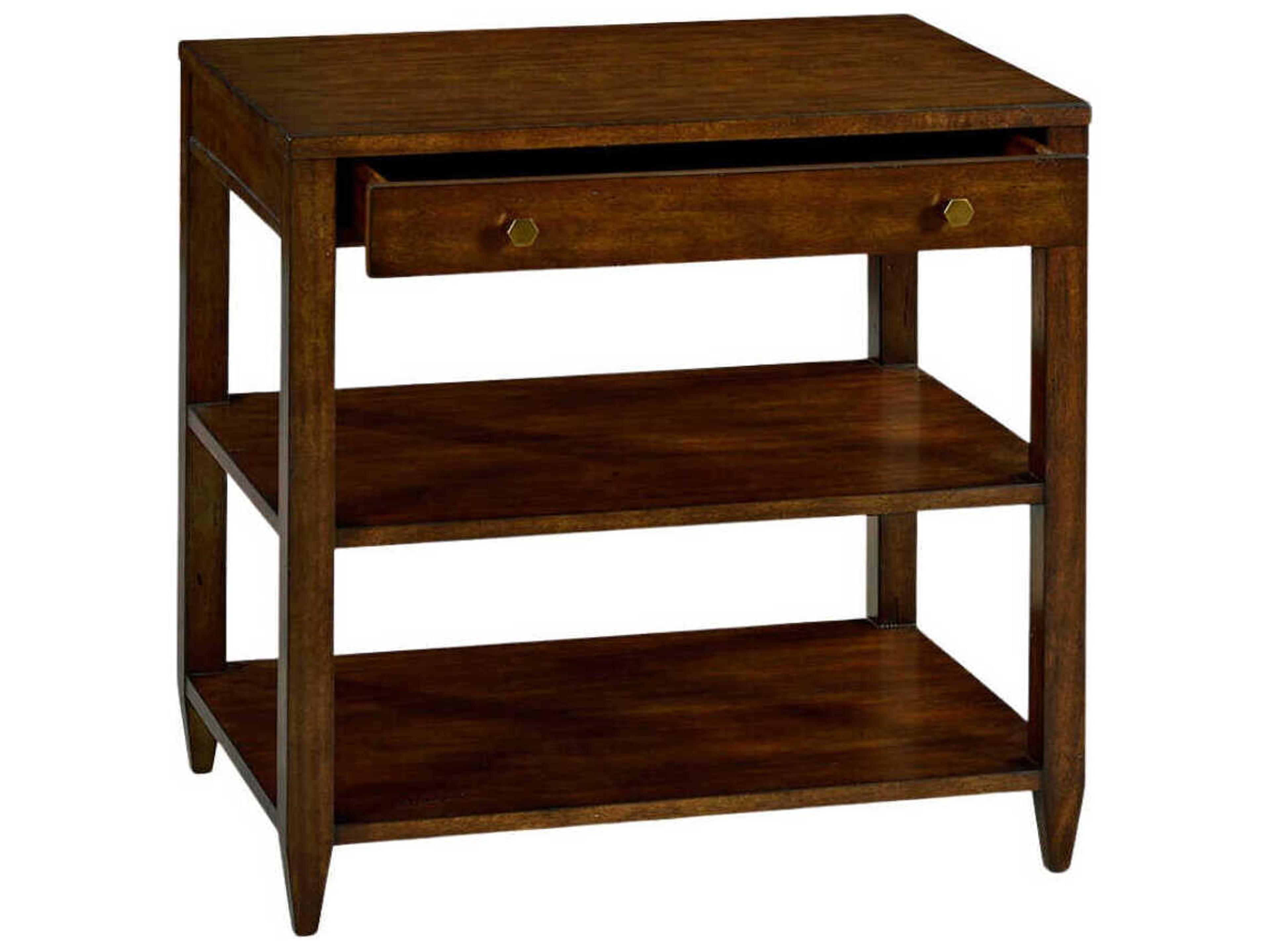 Oliver Home Wallace Rectangular Wood Country End Table